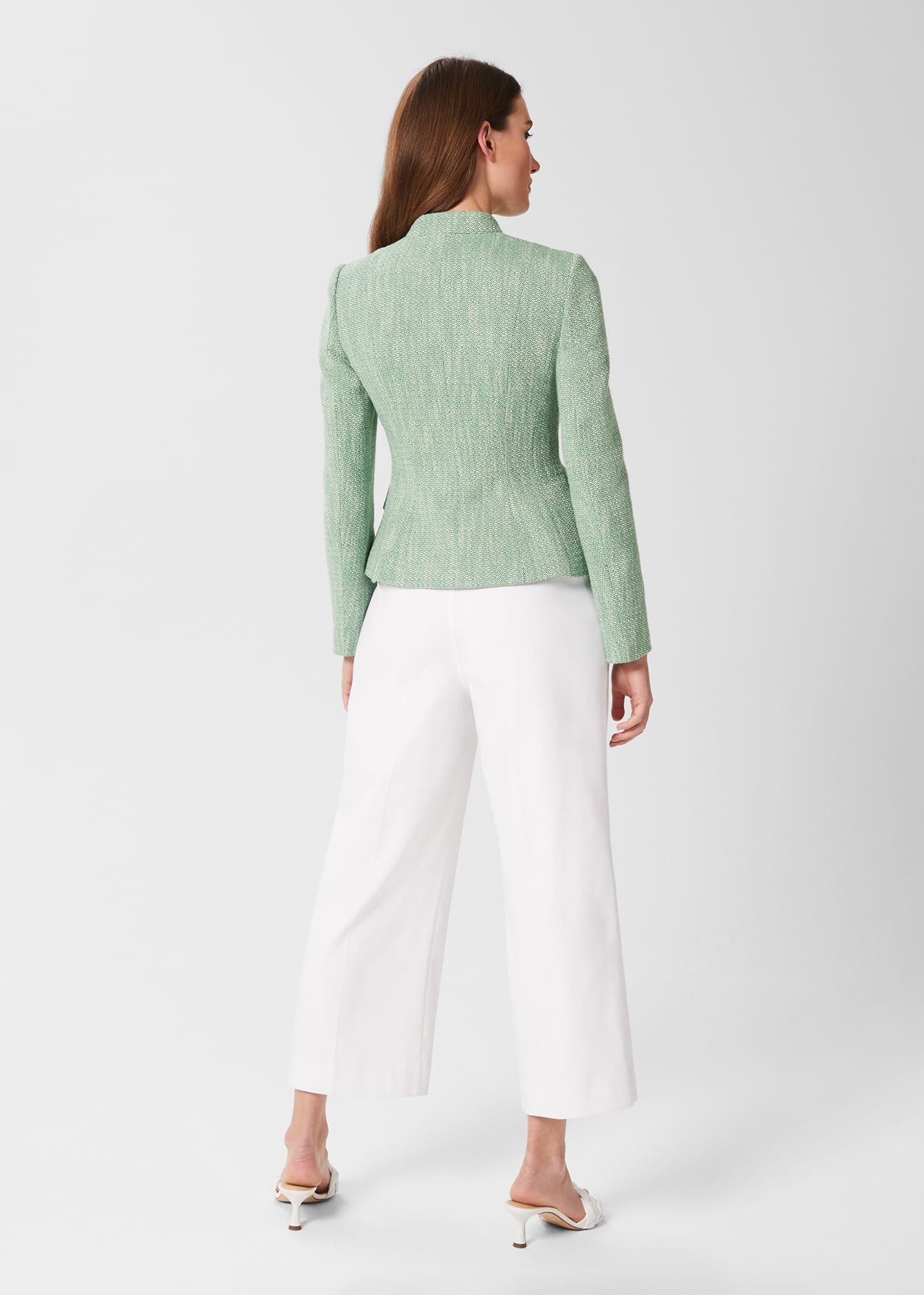 Farren Tweed Jacket, Green, hi-res