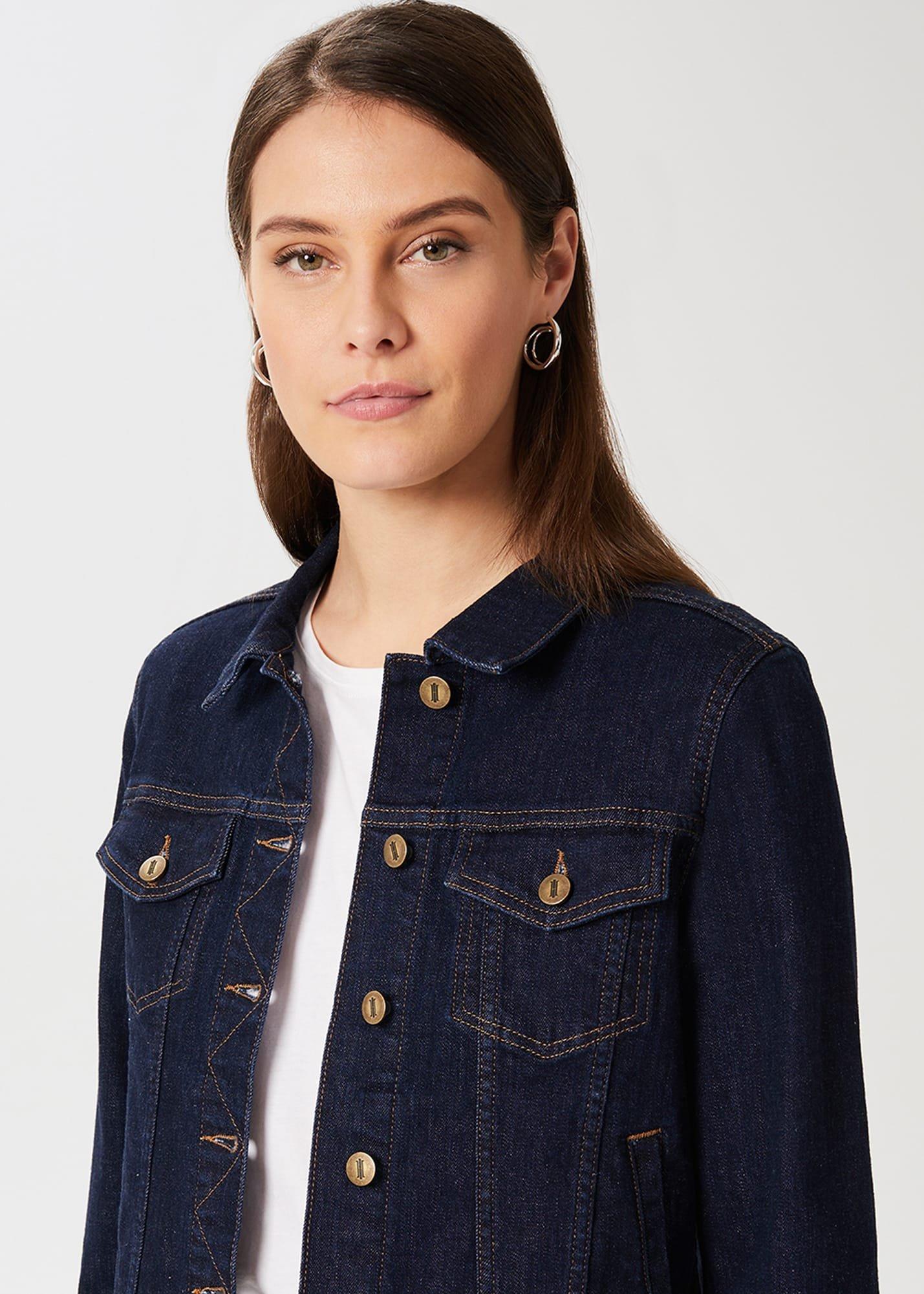 Mariam Jacket, Indigo, hi-res