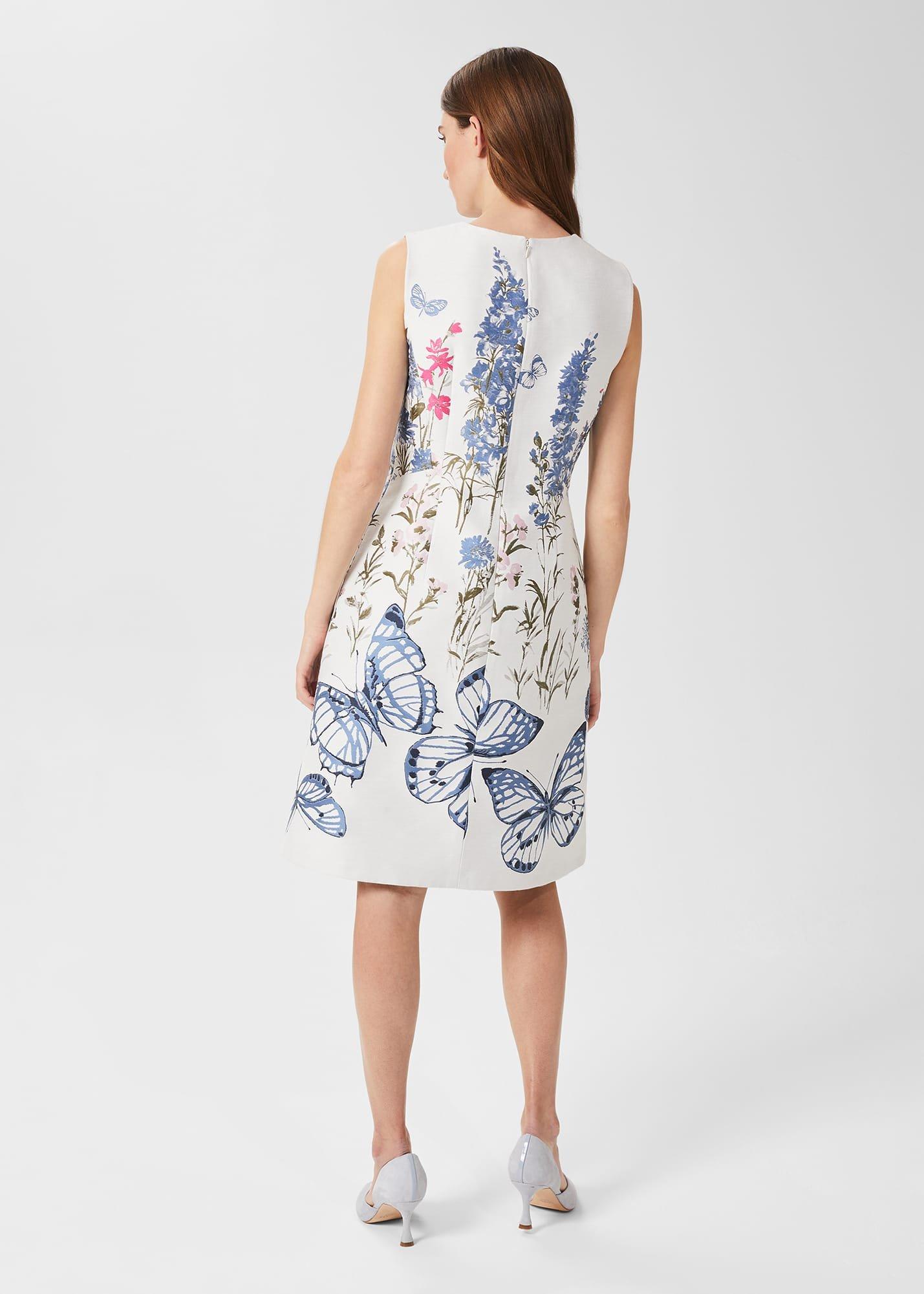 Jennifer Floral Jaquard Dress, Multi, hi-res