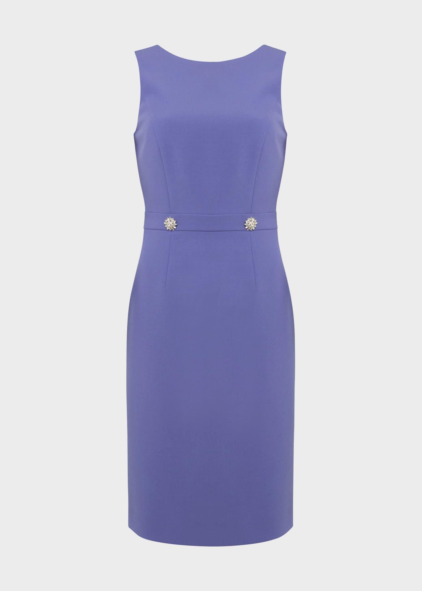 Henriella Shift Dress, Blue, hi-res