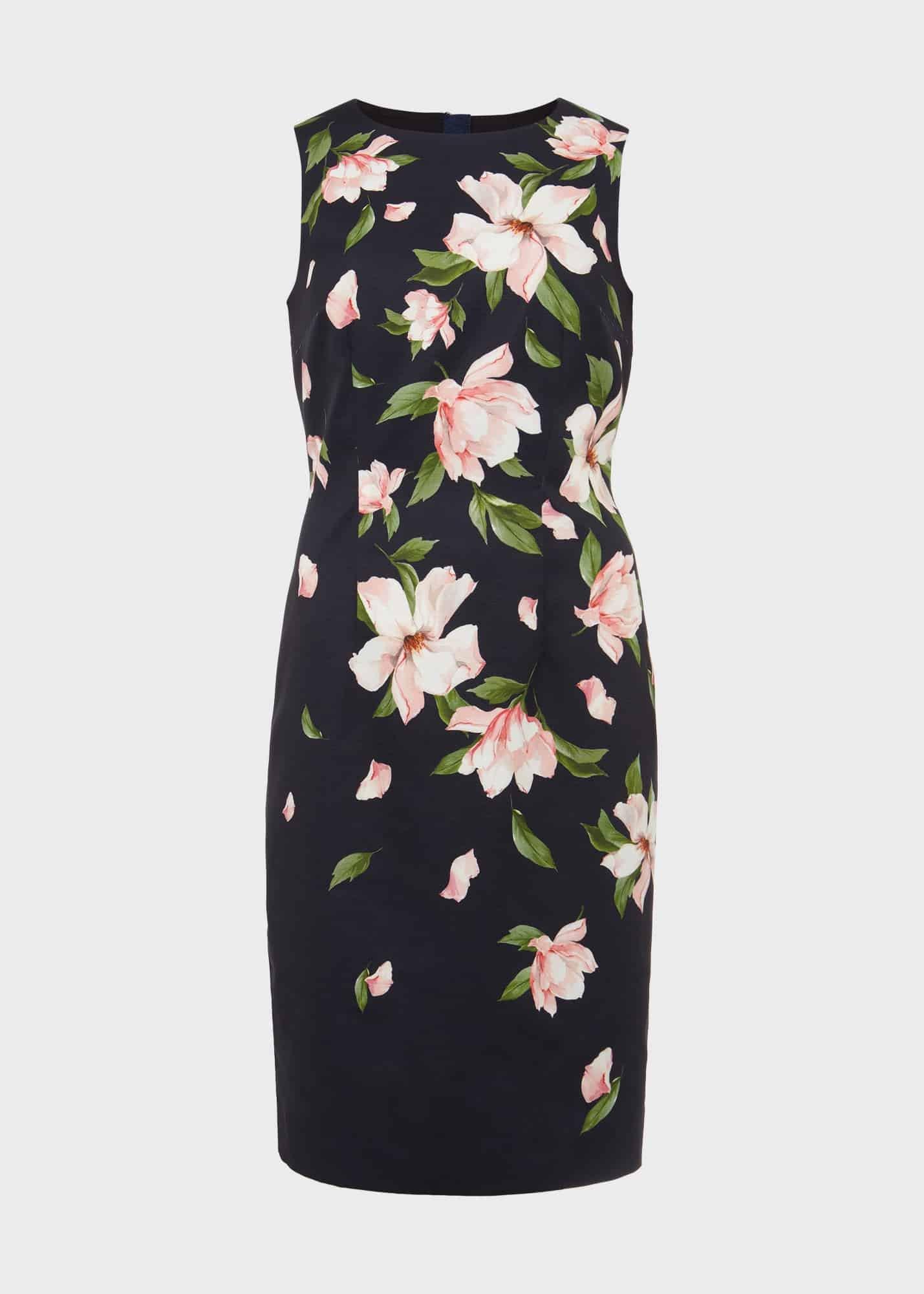 Moira Floral Shift Dress, Navy Multi, hi-res