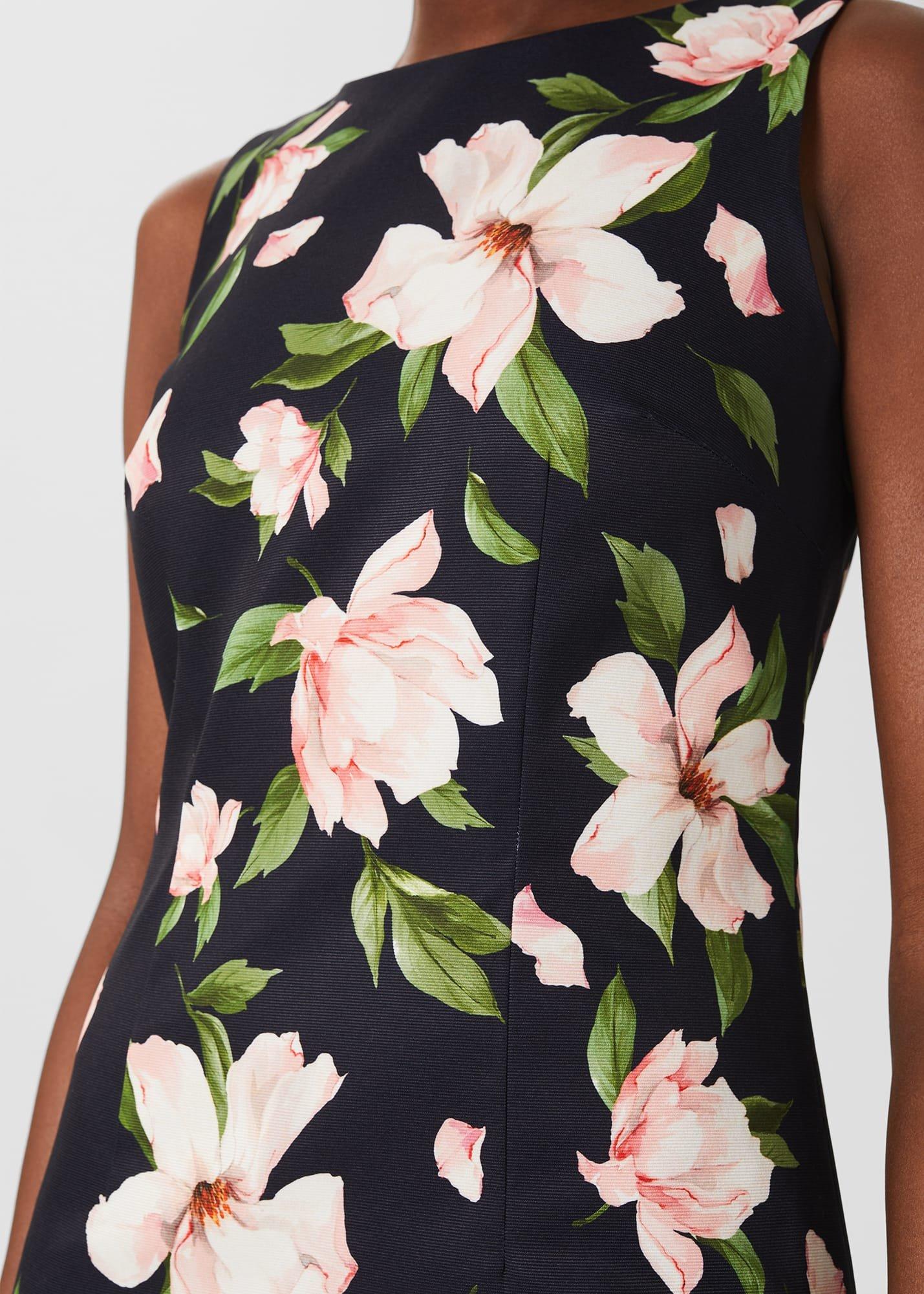 Moira Floral Shift Dress, Navy Multi, hi-res