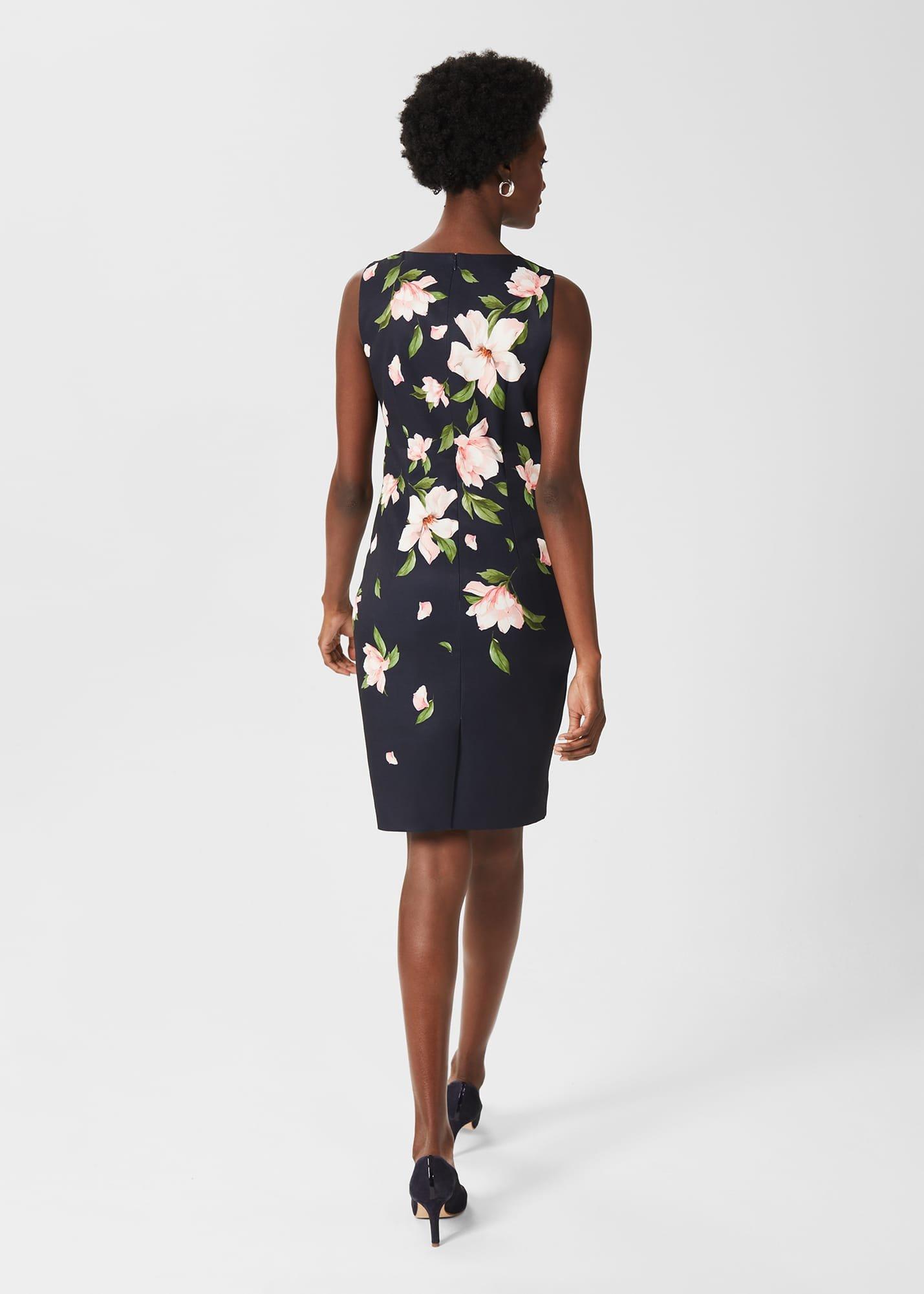 Moira Floral Shift Dress, Navy Multi, hi-res