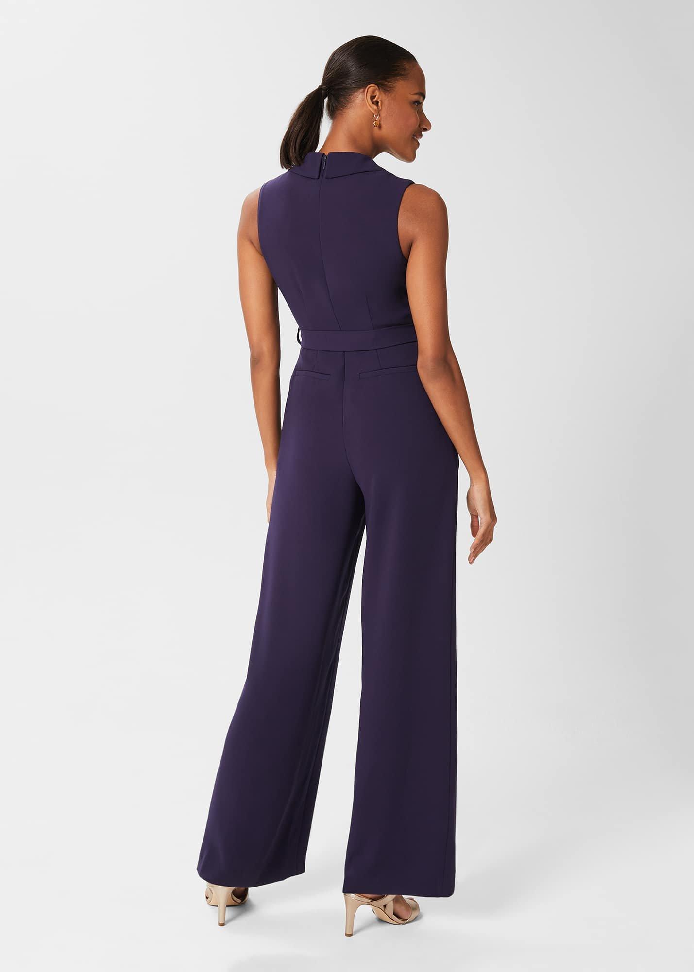 Elisa Jumpsuit, Bright Navy, hi-res