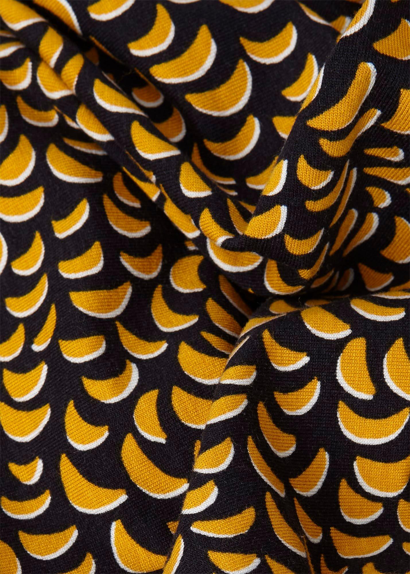 Kimmi Jersey Dress, Navy Ochre, hi-res