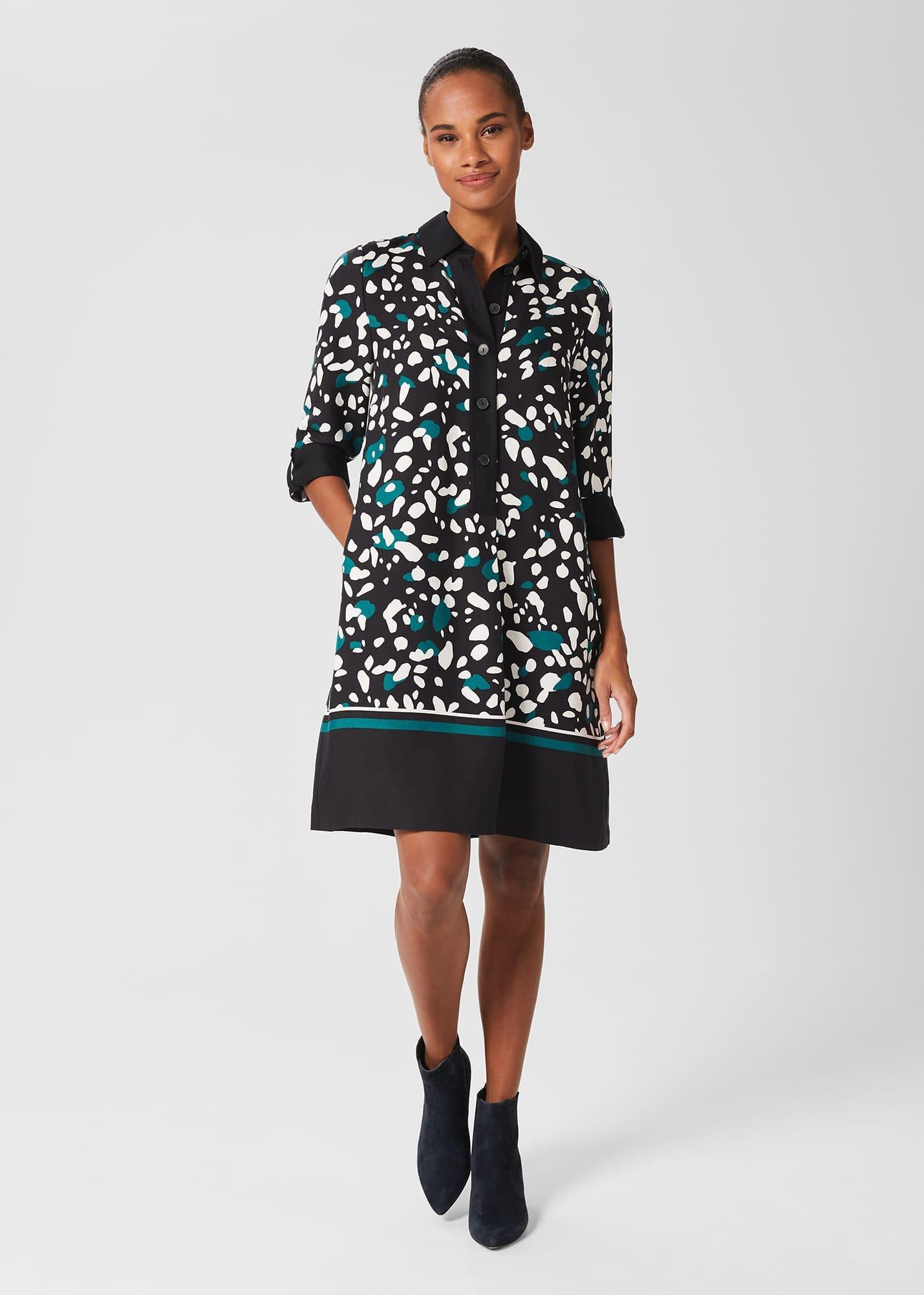 Marci Tunic Dress, Black Multi, hi-res