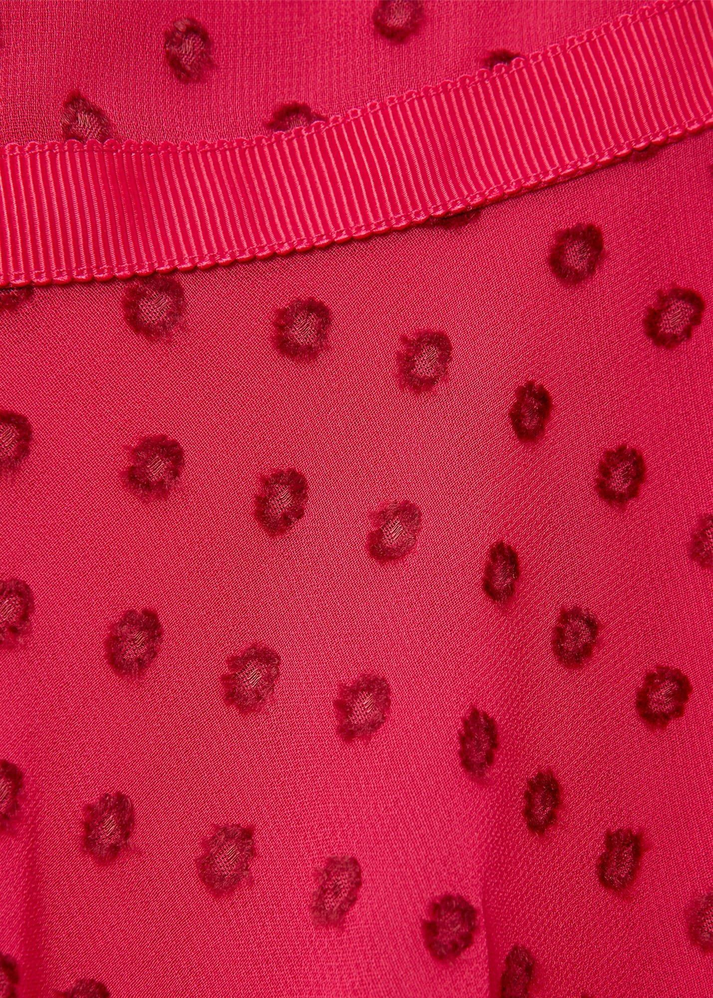 Della Spot Fit And Flare Dress, Fuchsia Pink, hi-res