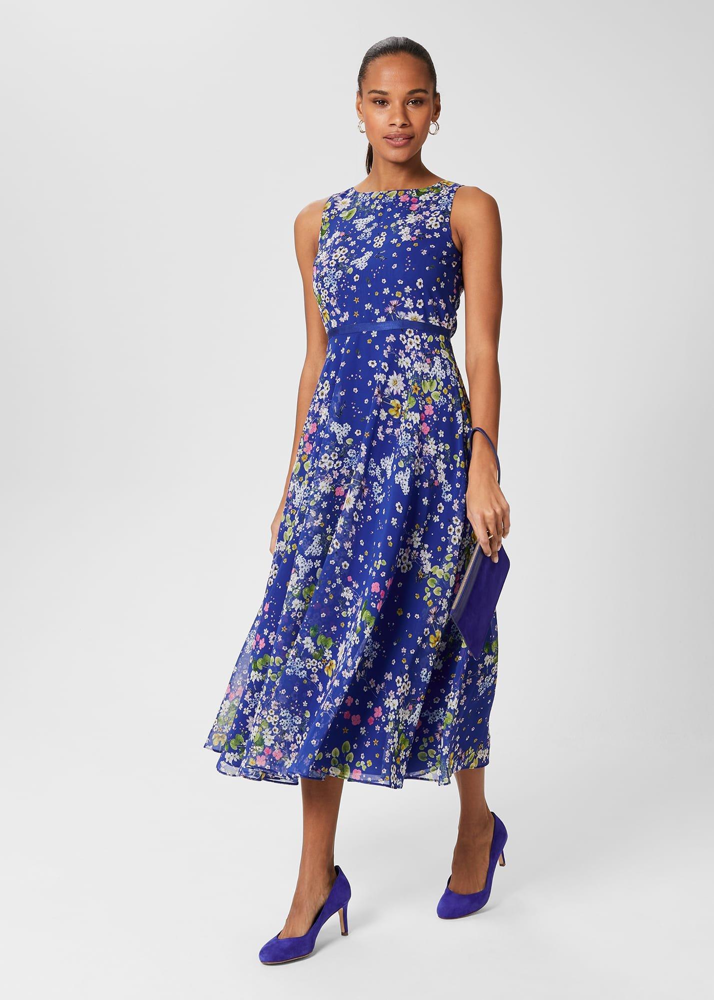 Carly Floral Fit And Flare Dress