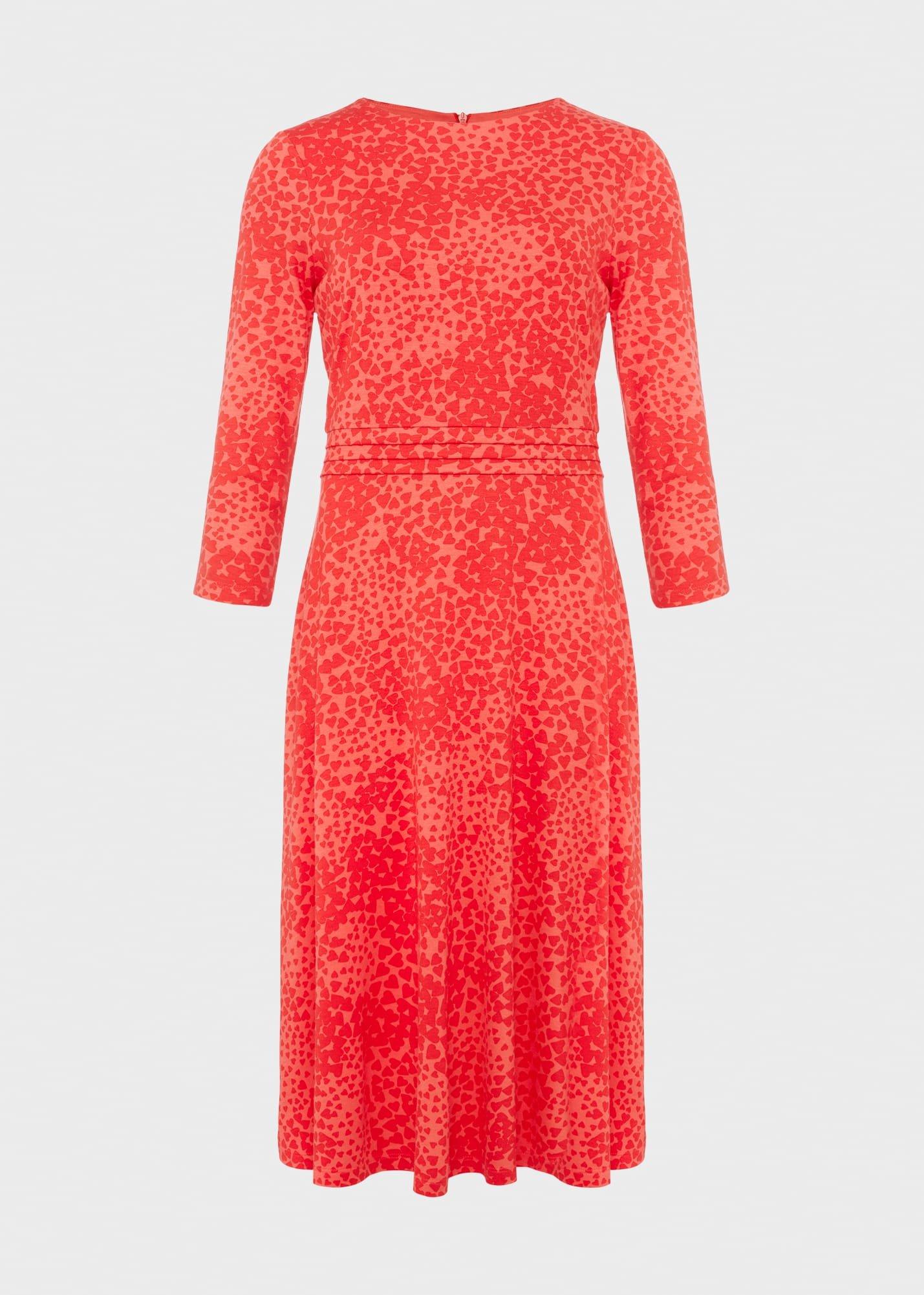 Fara Jersey Dress, Red Pink, hi-res
