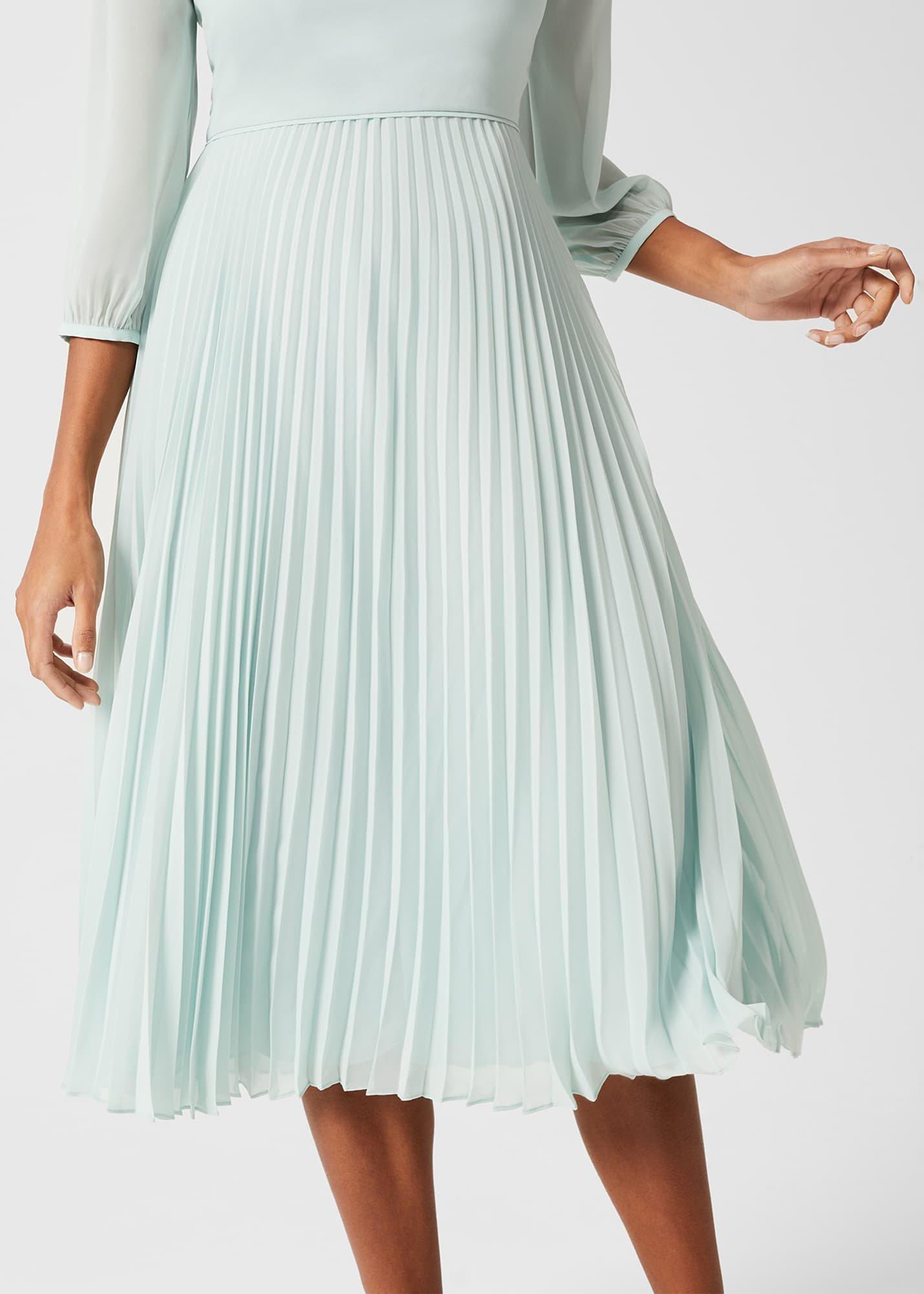Sophia Fit And Flare Dress, Sage Green, hi-res