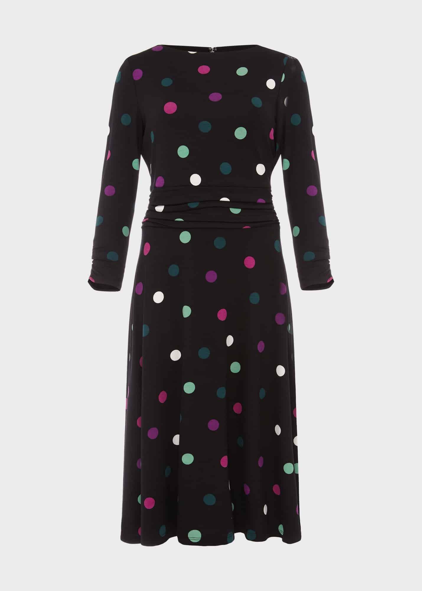 Roisin Jersey Dress, Black Multi, hi-res