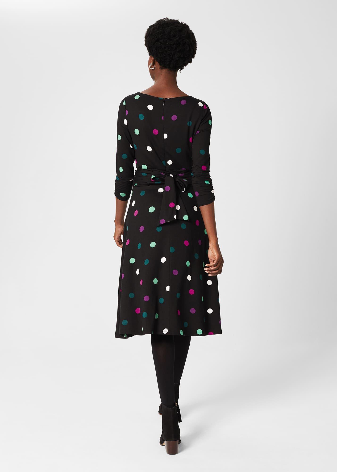 Roisin Jersey Dress, Black Multi, hi-res