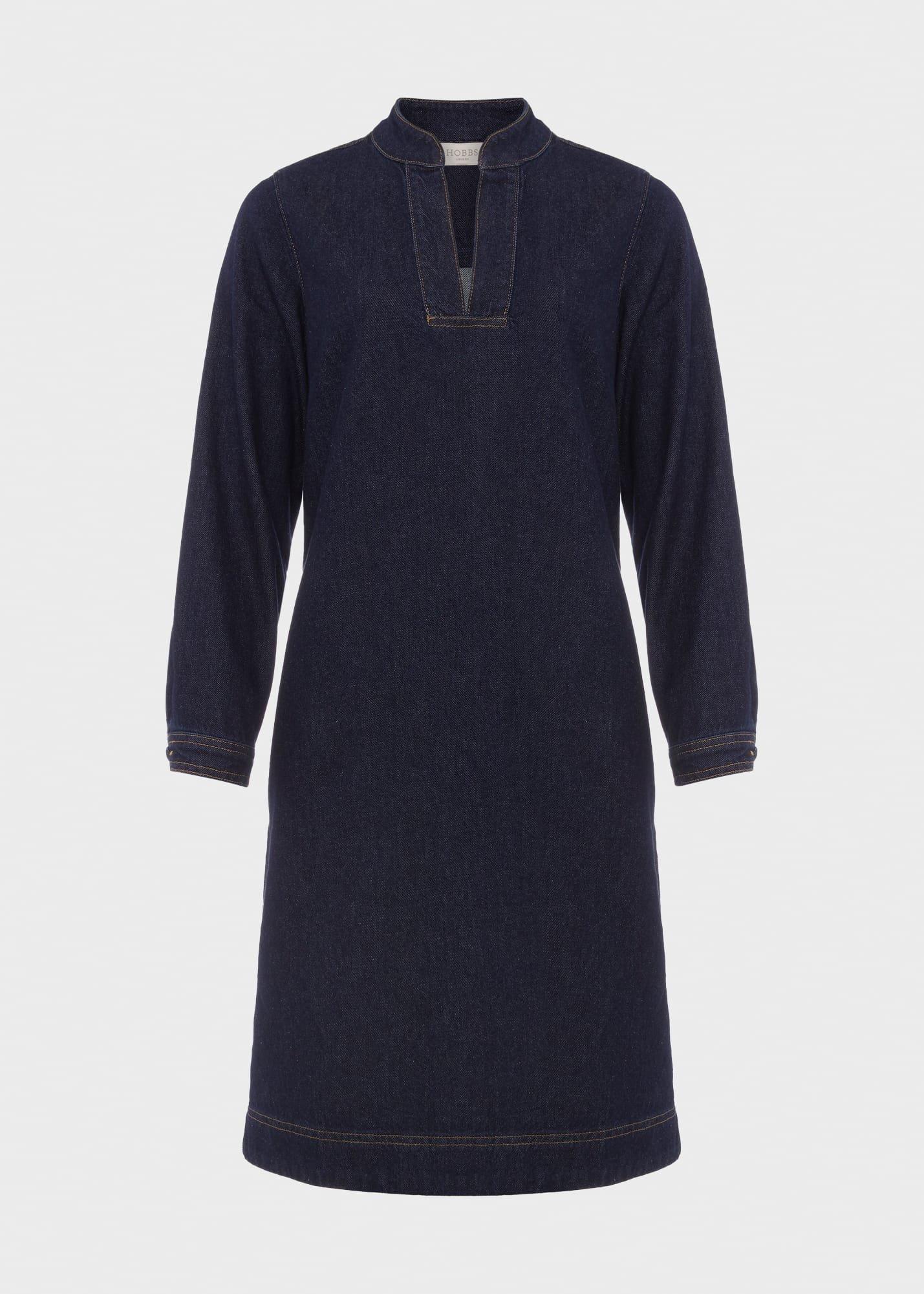 Sammi Denim Dress, Indigo, hi-res