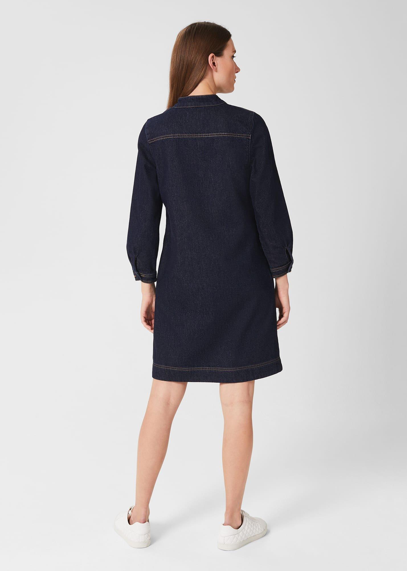 Sammi Denim Dress, Indigo, hi-res