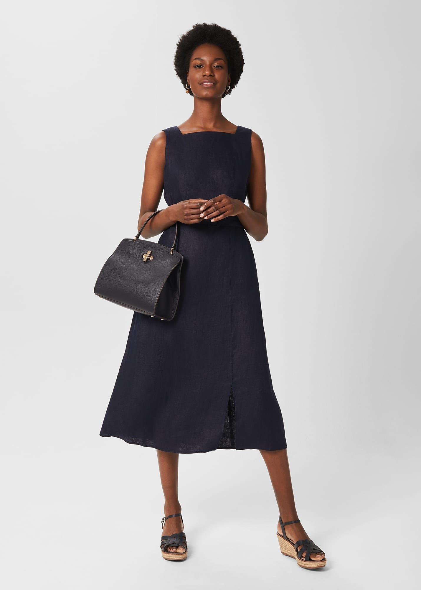 Roberta Linen Dress