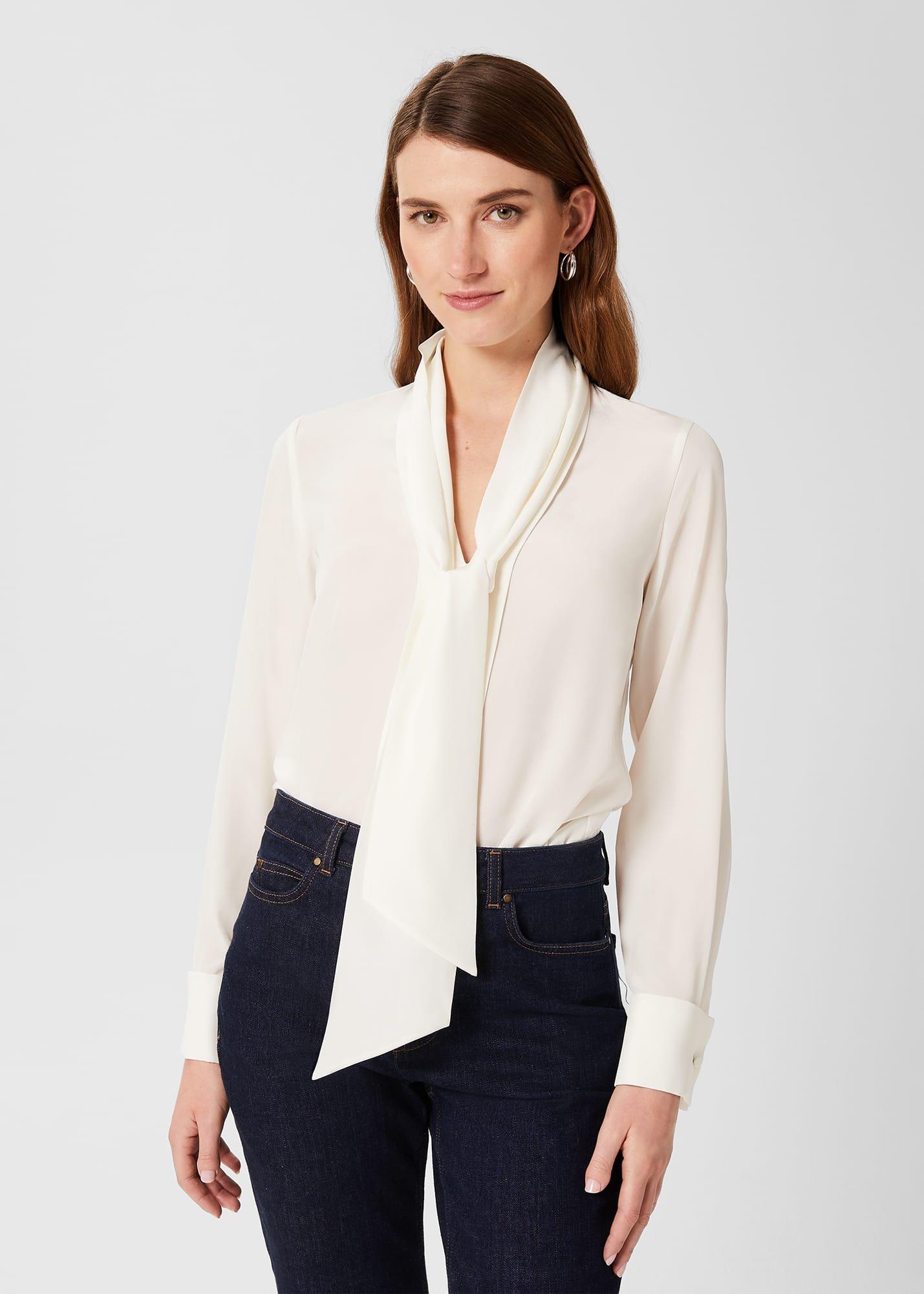 Pearl Silk Blouse