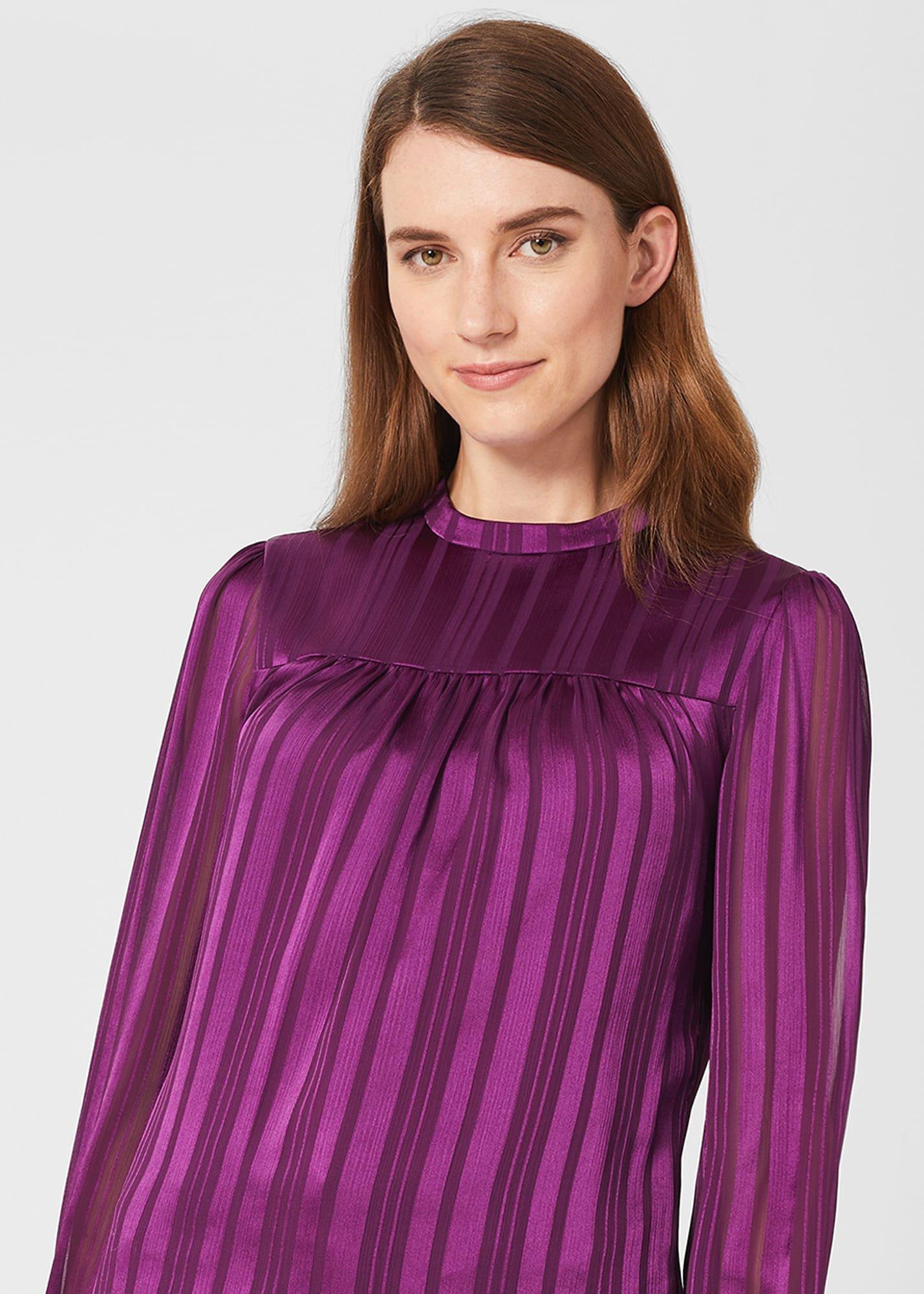 Tahlia Blouse, Purple, hi-res