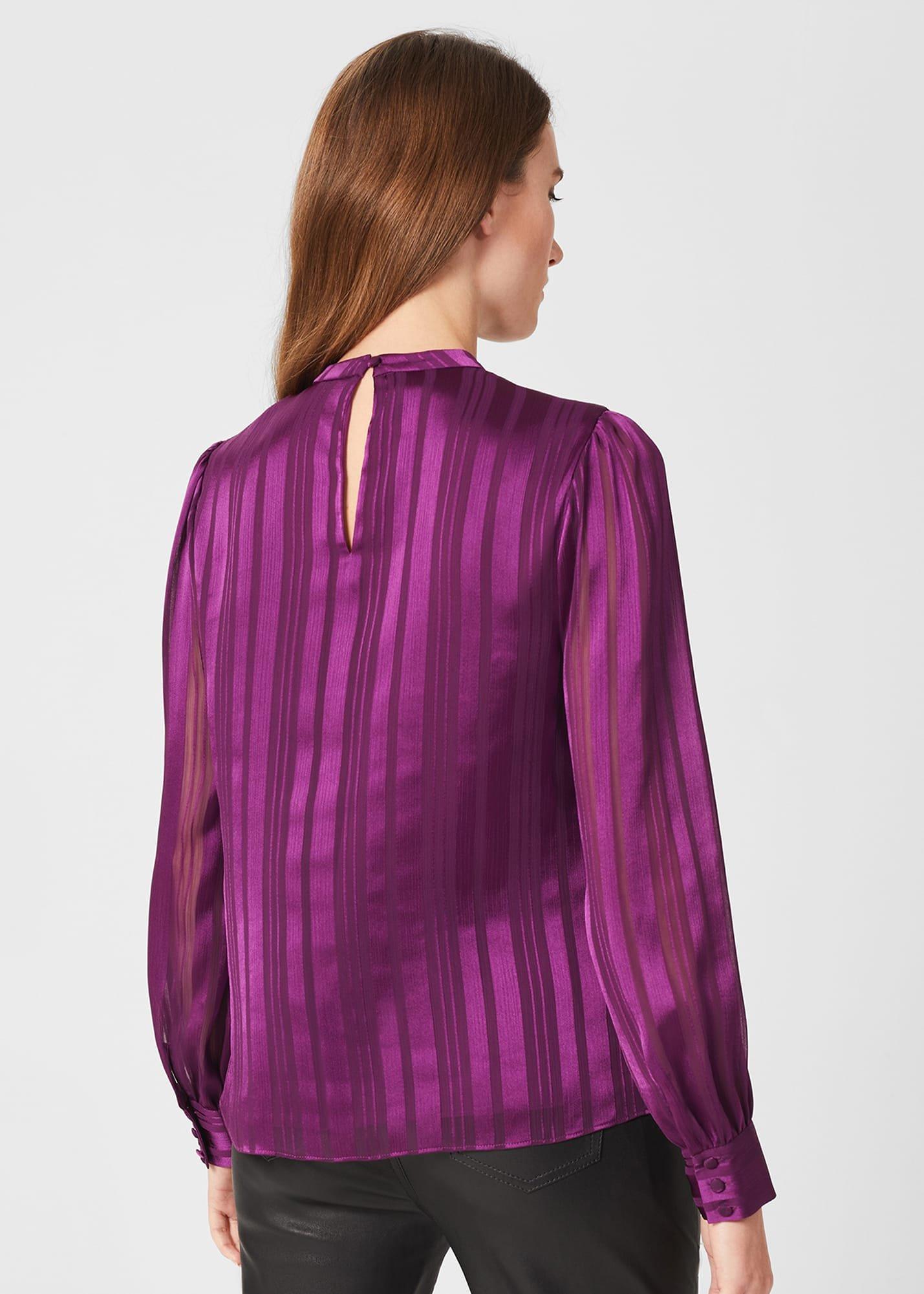 Tahlia Blouse, Purple, hi-res