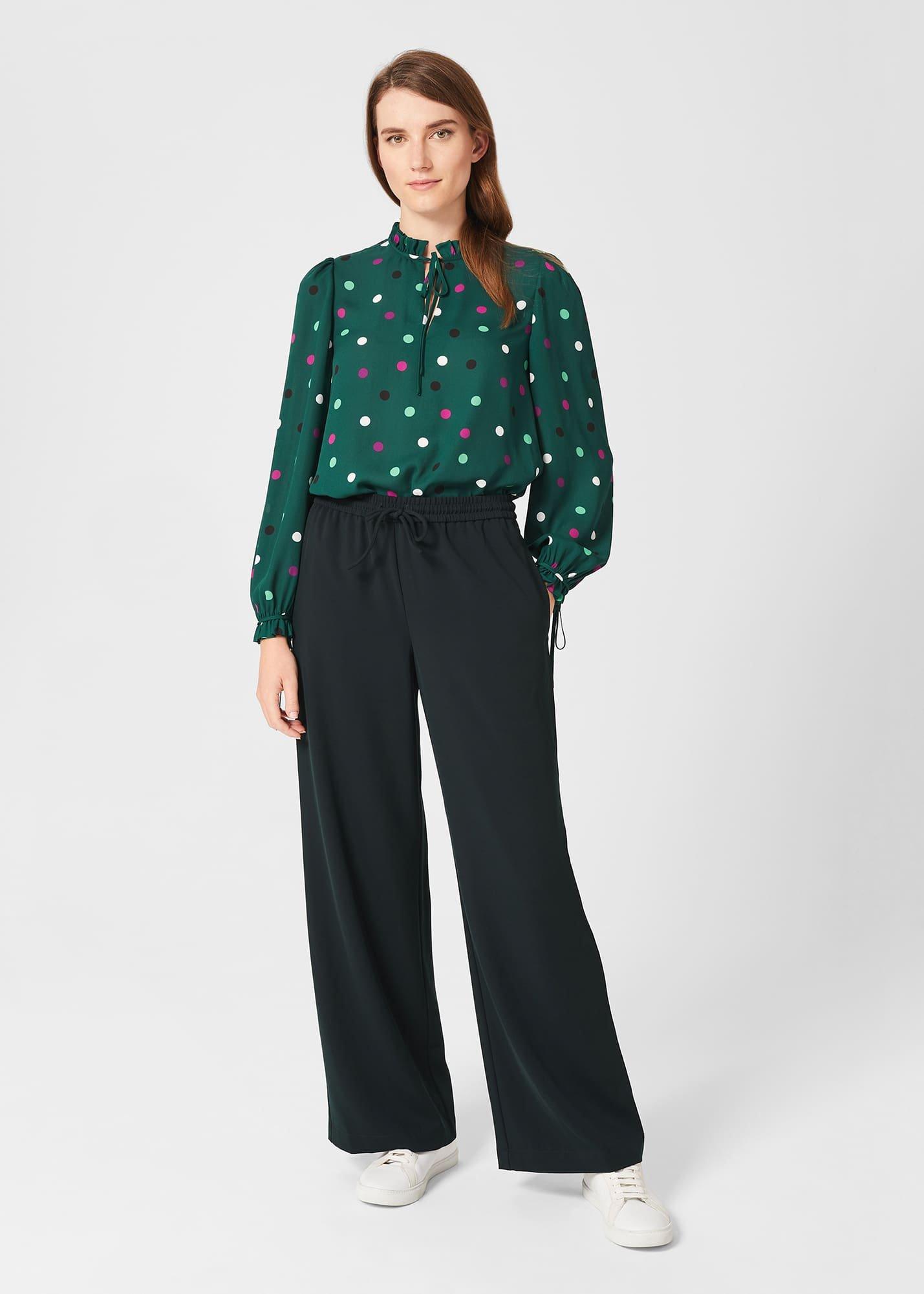 Reena Blouse, Green Multi, hi-res