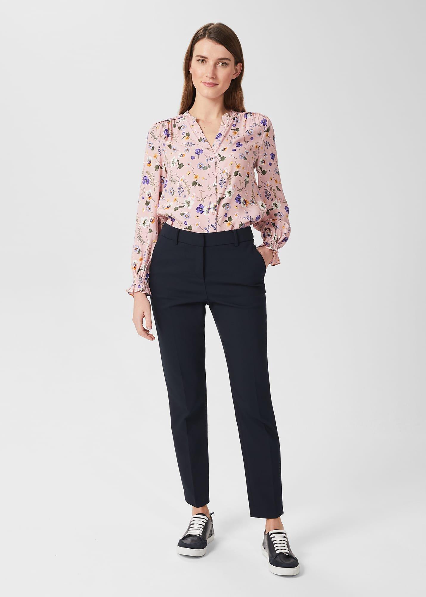 Sutton Floral Blouse , Pink Multi, hi-res