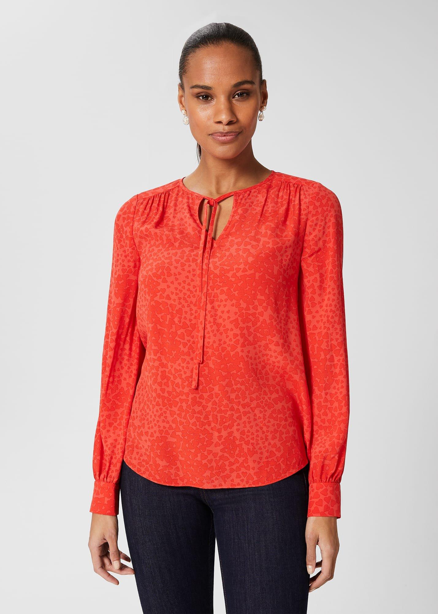 Alison Blouse, Red Pink, hi-res