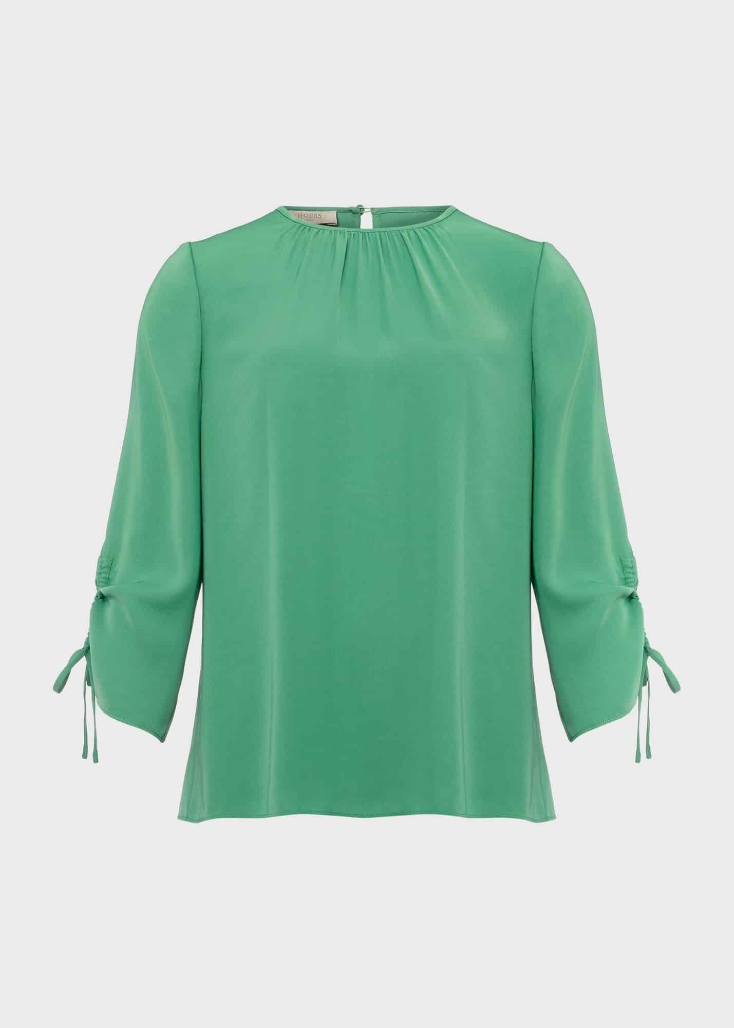 Cosette Blouse, Leaf Green, hi-res