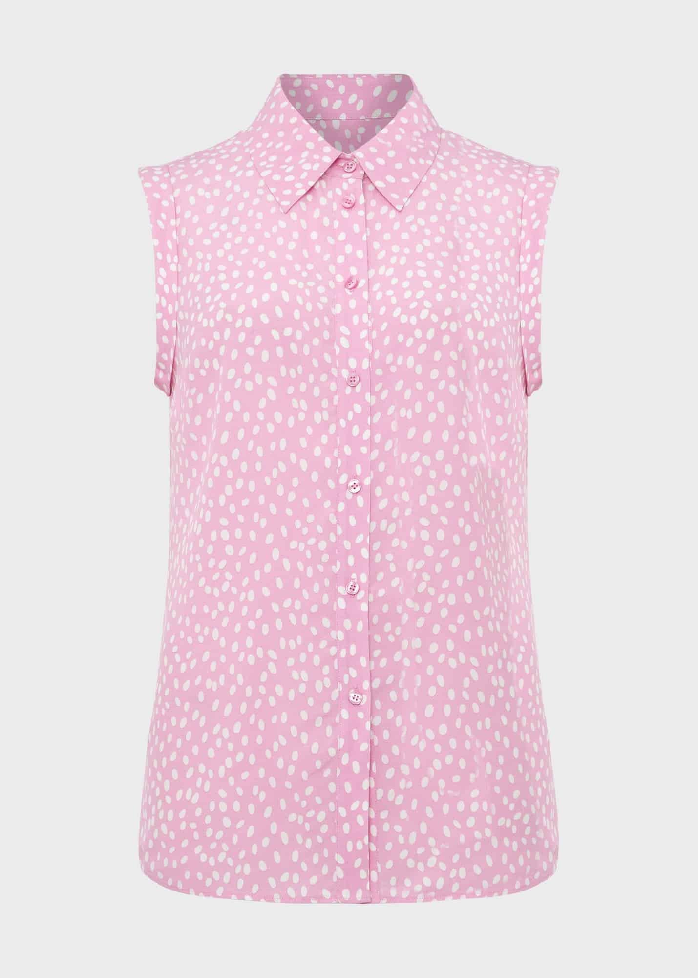 Esme sleeveless Top, Pink Ivory, hi-res