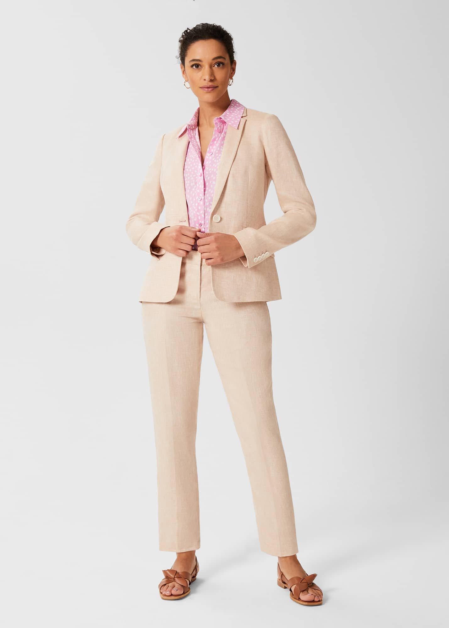 Esme sleeveless Top, Pink Ivory, hi-res