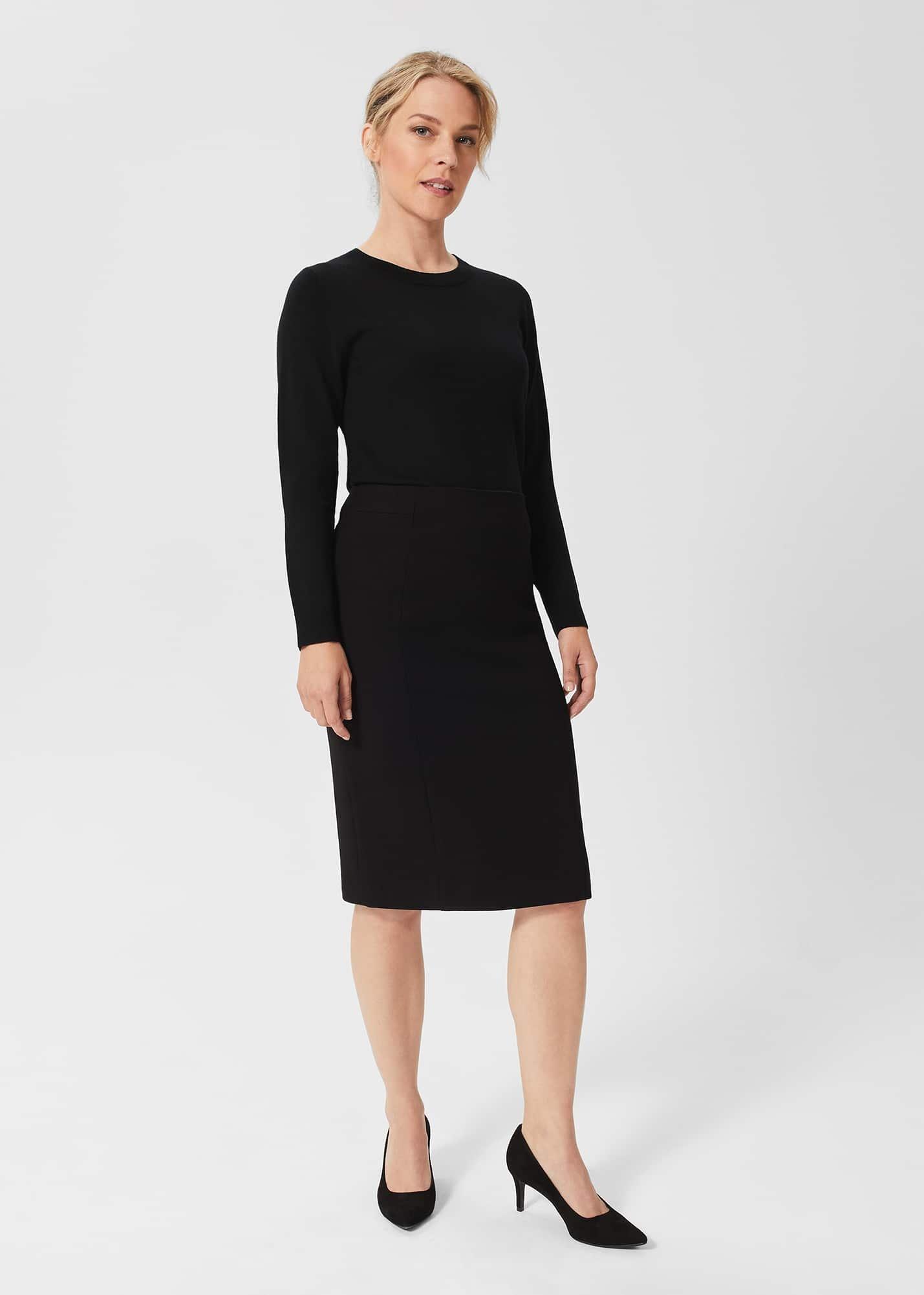 Petite Ophelia Skirt, Black, hi-res