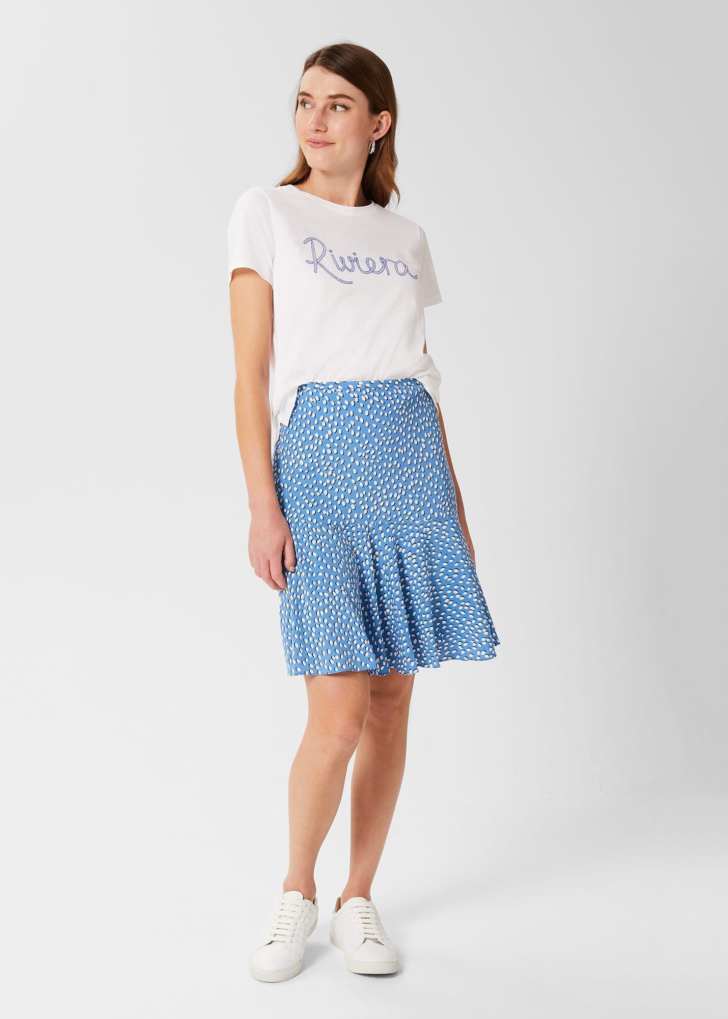 Catalina Skirt, Pale Blue Ivory, hi-res