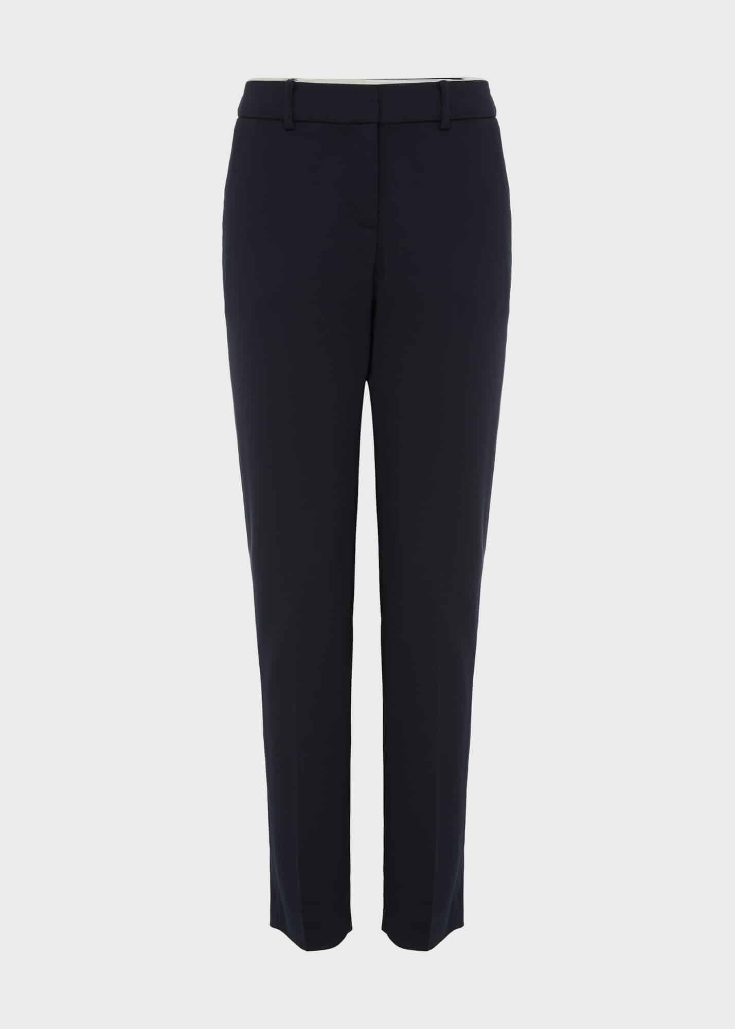 Petite Quin Tapered Trousers, Navy, hi-res