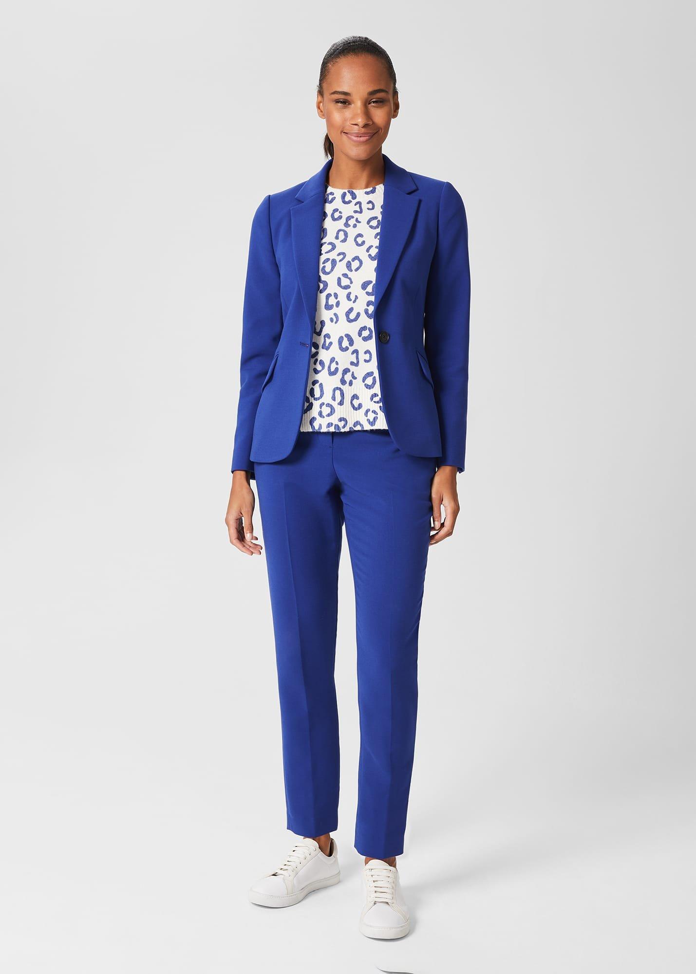 Suki Slim Trousers, Cobalt Blue, hi-res