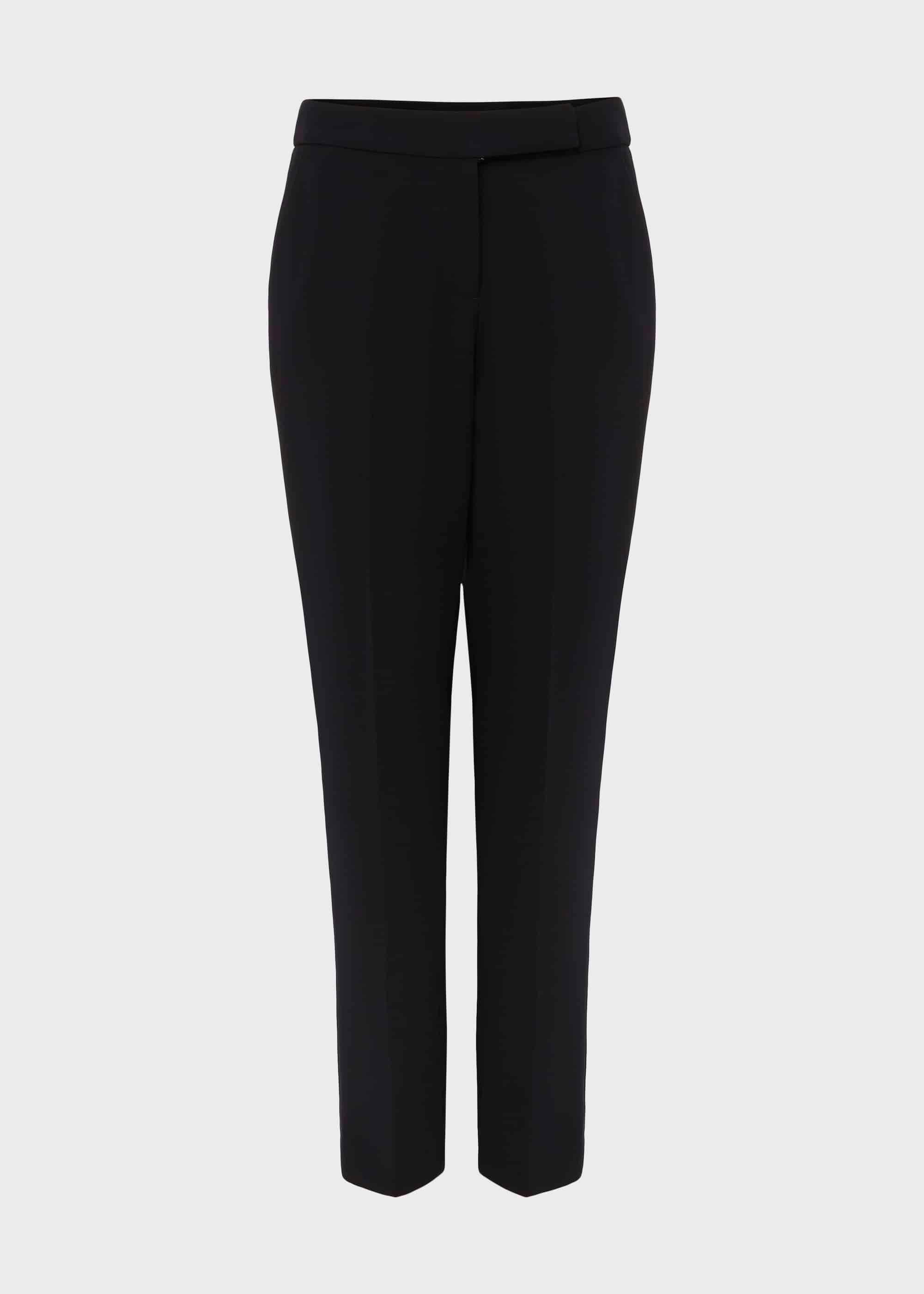 Abigail Tapered Trousers, Navy, hi-res