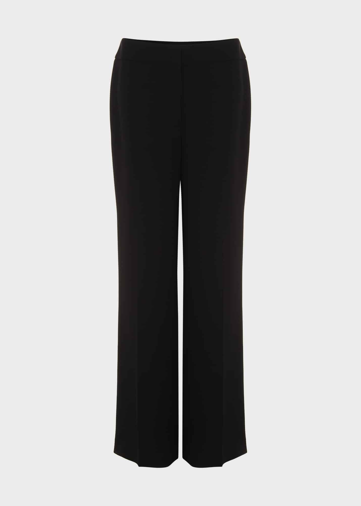 Alva Straight Trousers, Black, hi-res