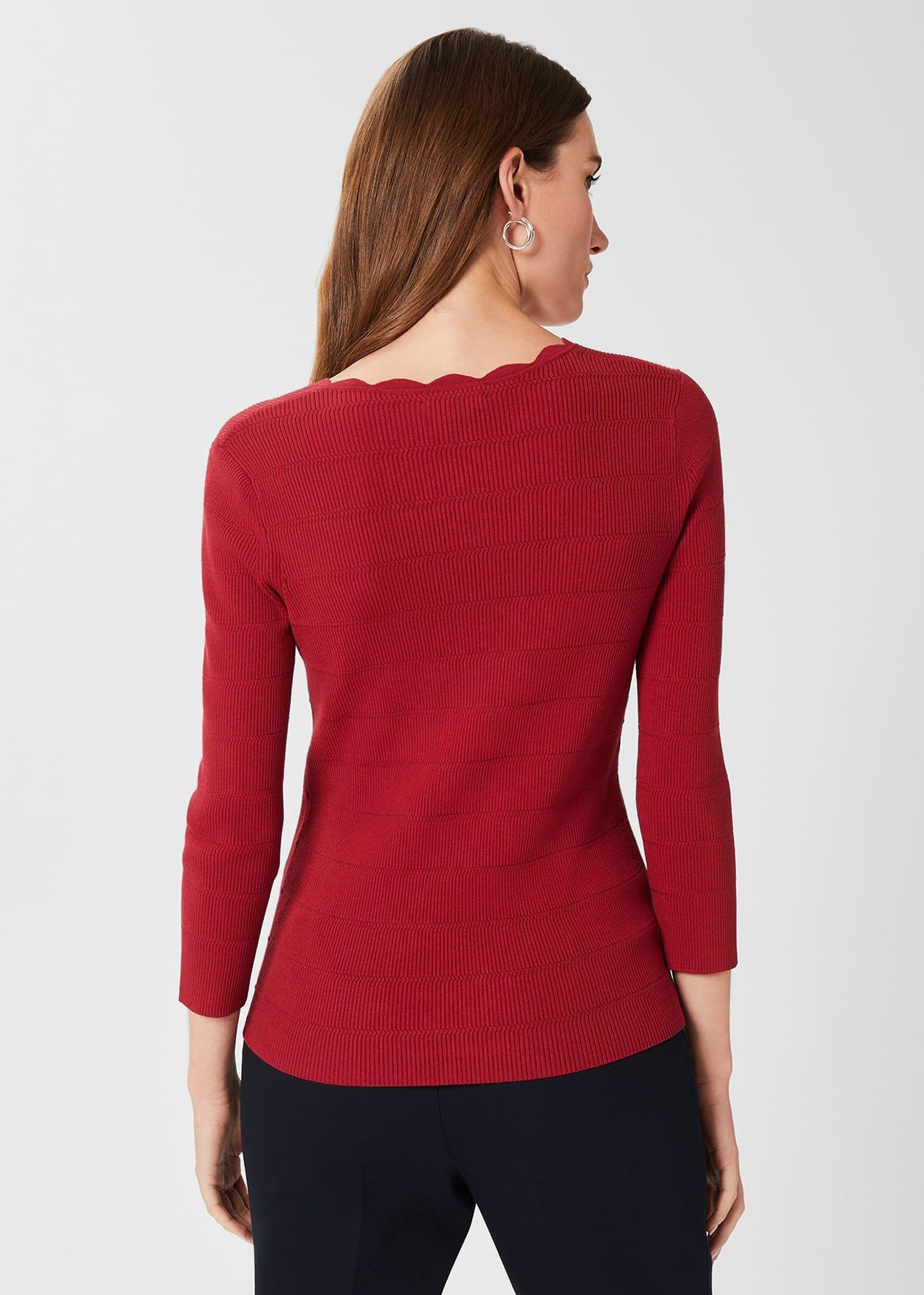 Celia Jumper, Deep Red, hi-res