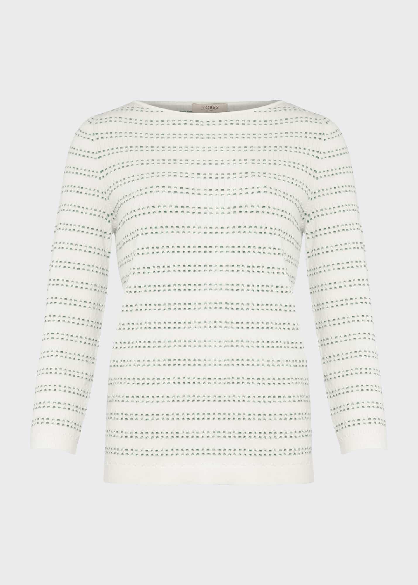 Robin Jumper, Ivory Green, hi-res