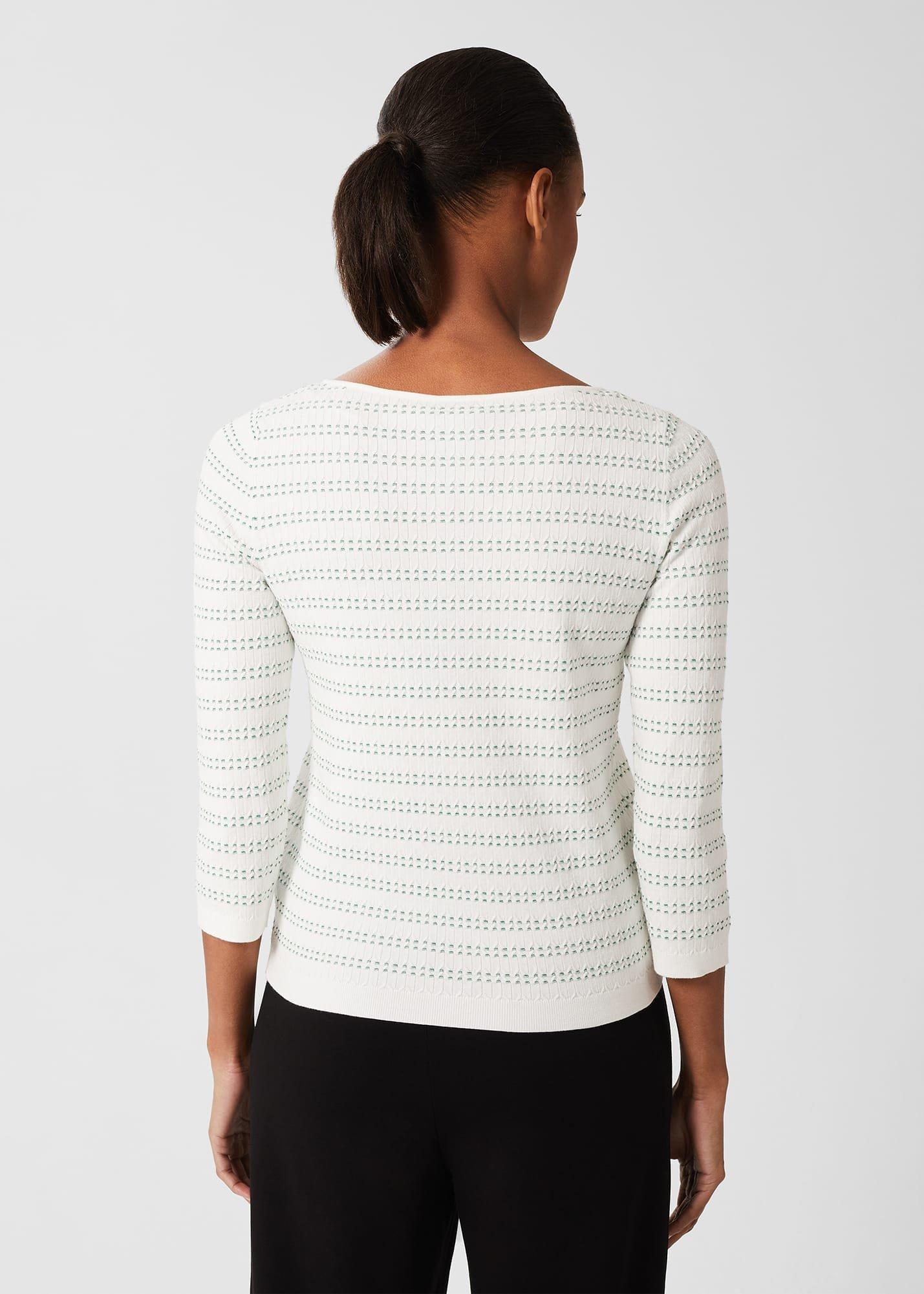 Robin Jumper, Ivory Green, hi-res