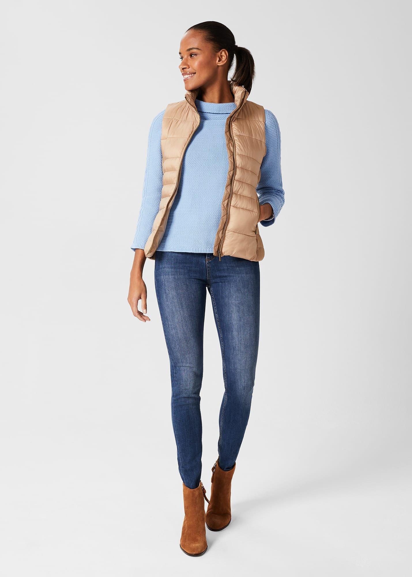 Camilla Cotton Jumper, Serene Blue, hi-res