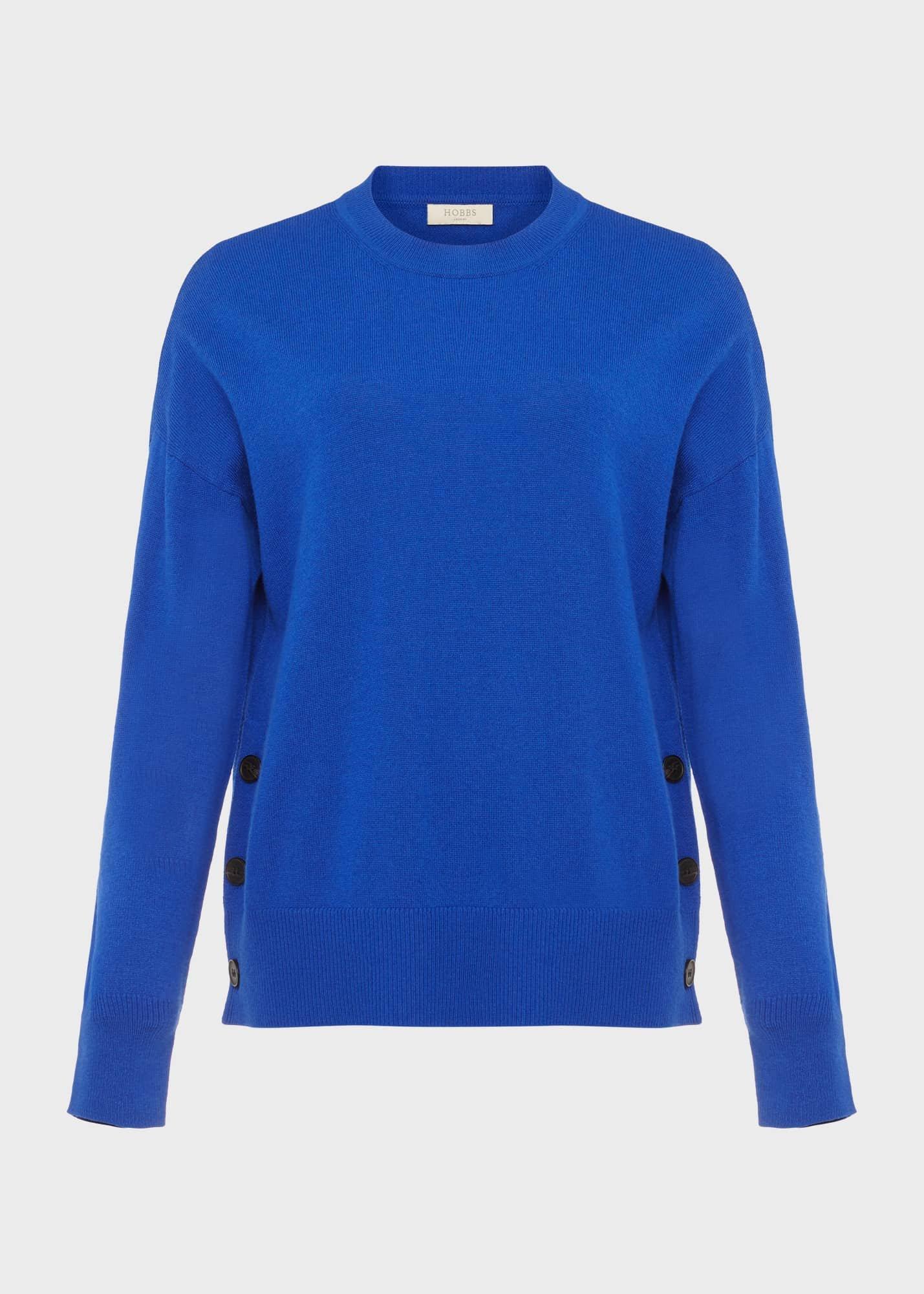 Elle Jumper With Cashmere, Bright Blue, hi-res