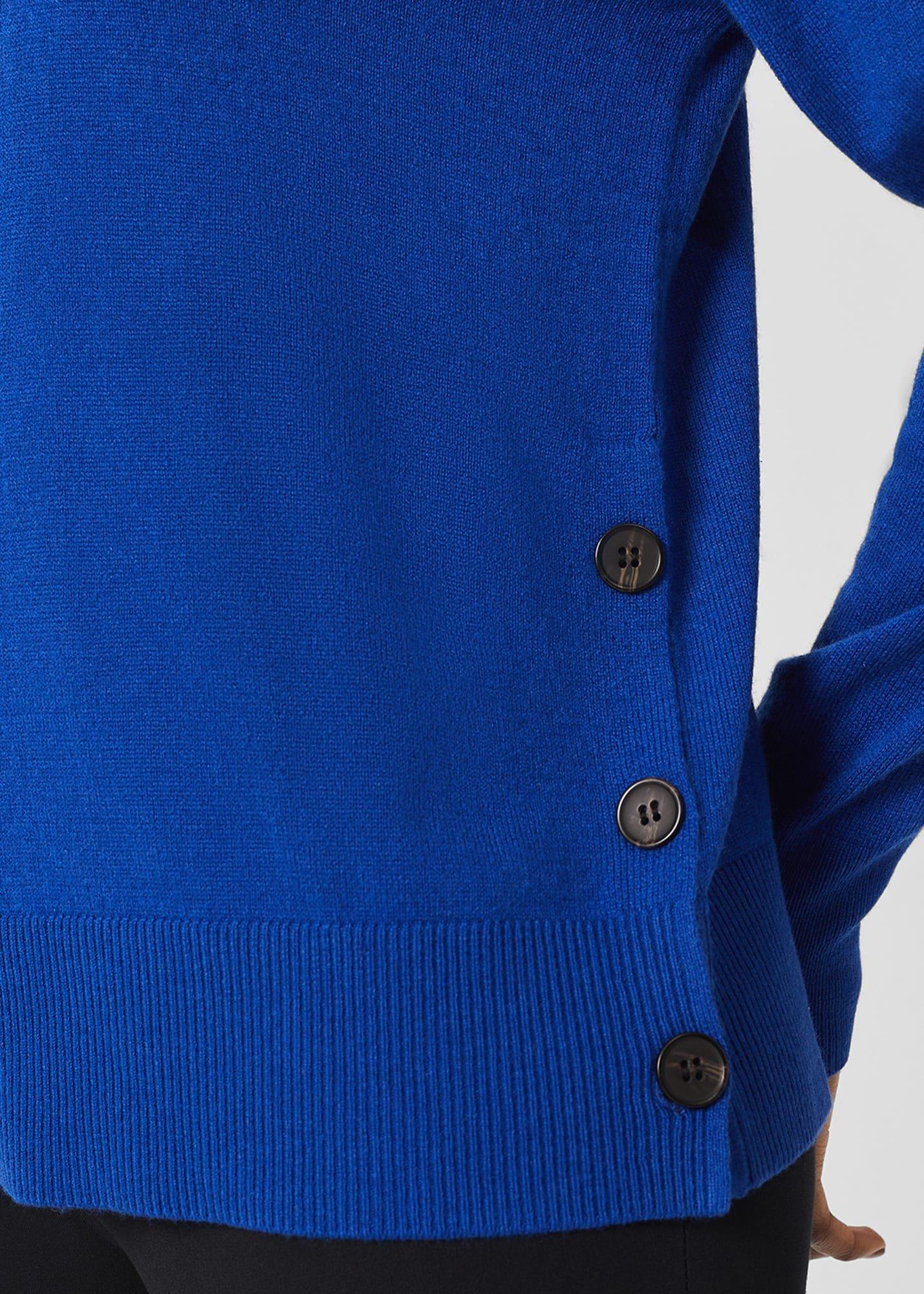 Elle Jumper With Cashmere, Bright Blue, hi-res