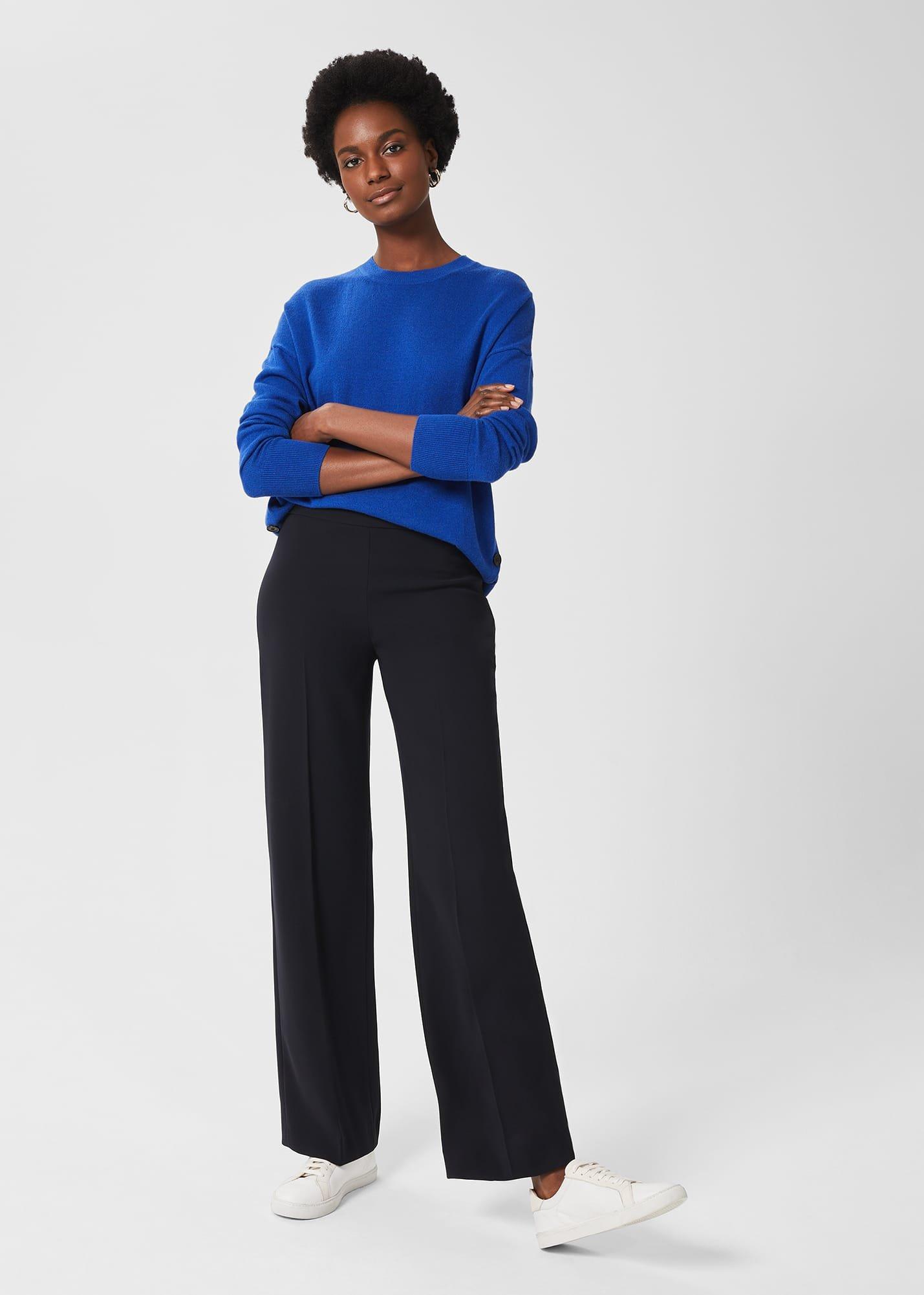 Elle Jumper With Cashmere, Bright Blue, hi-res