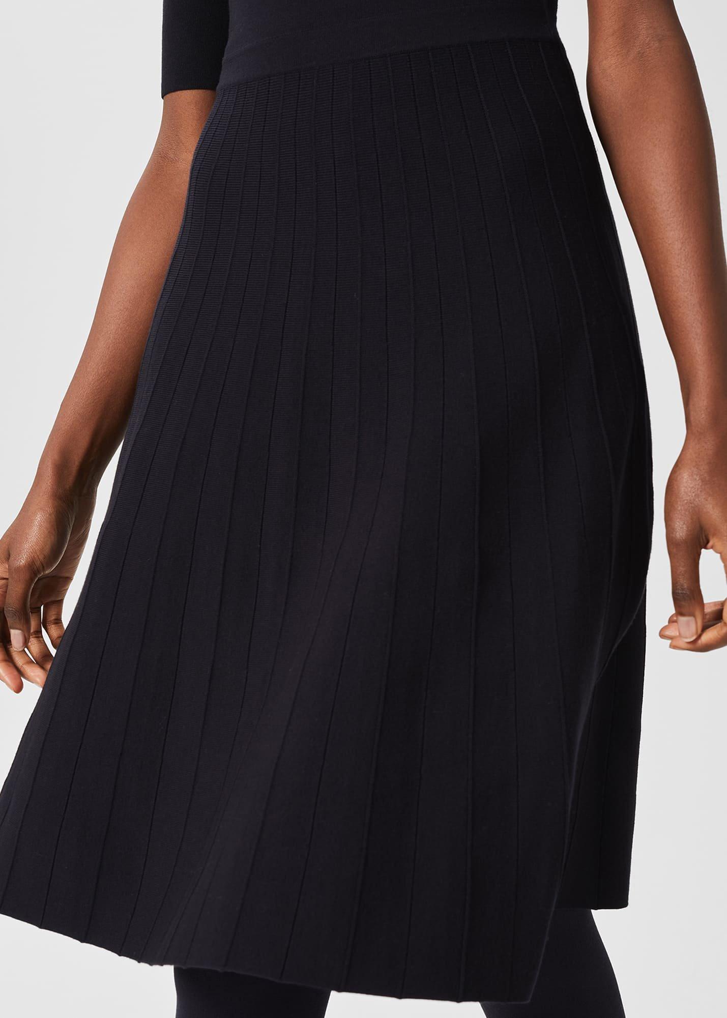 Bexley Knitted Dress, Navy, hi-res