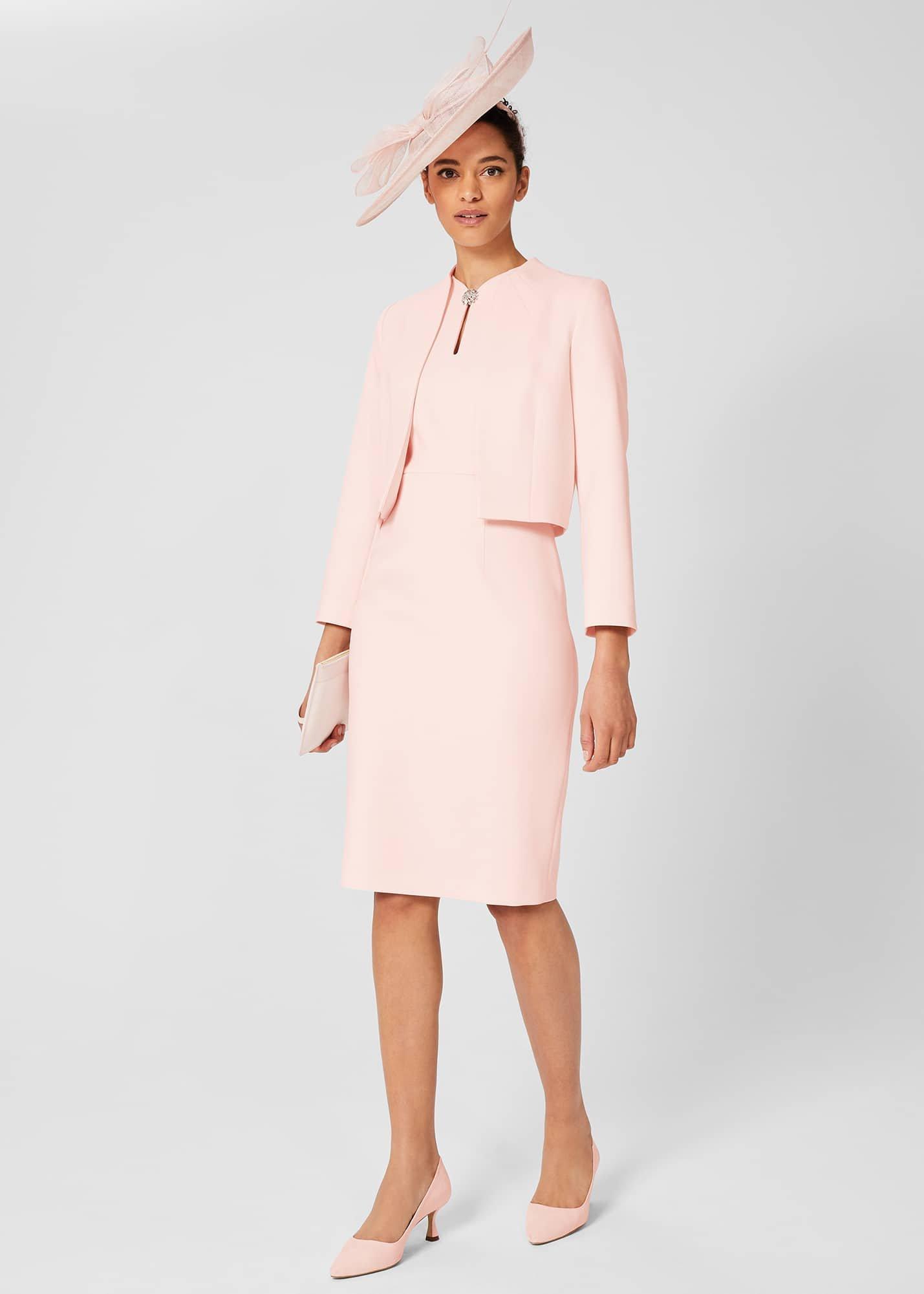 Esther Court Shoes, Pale Pink, hi-res