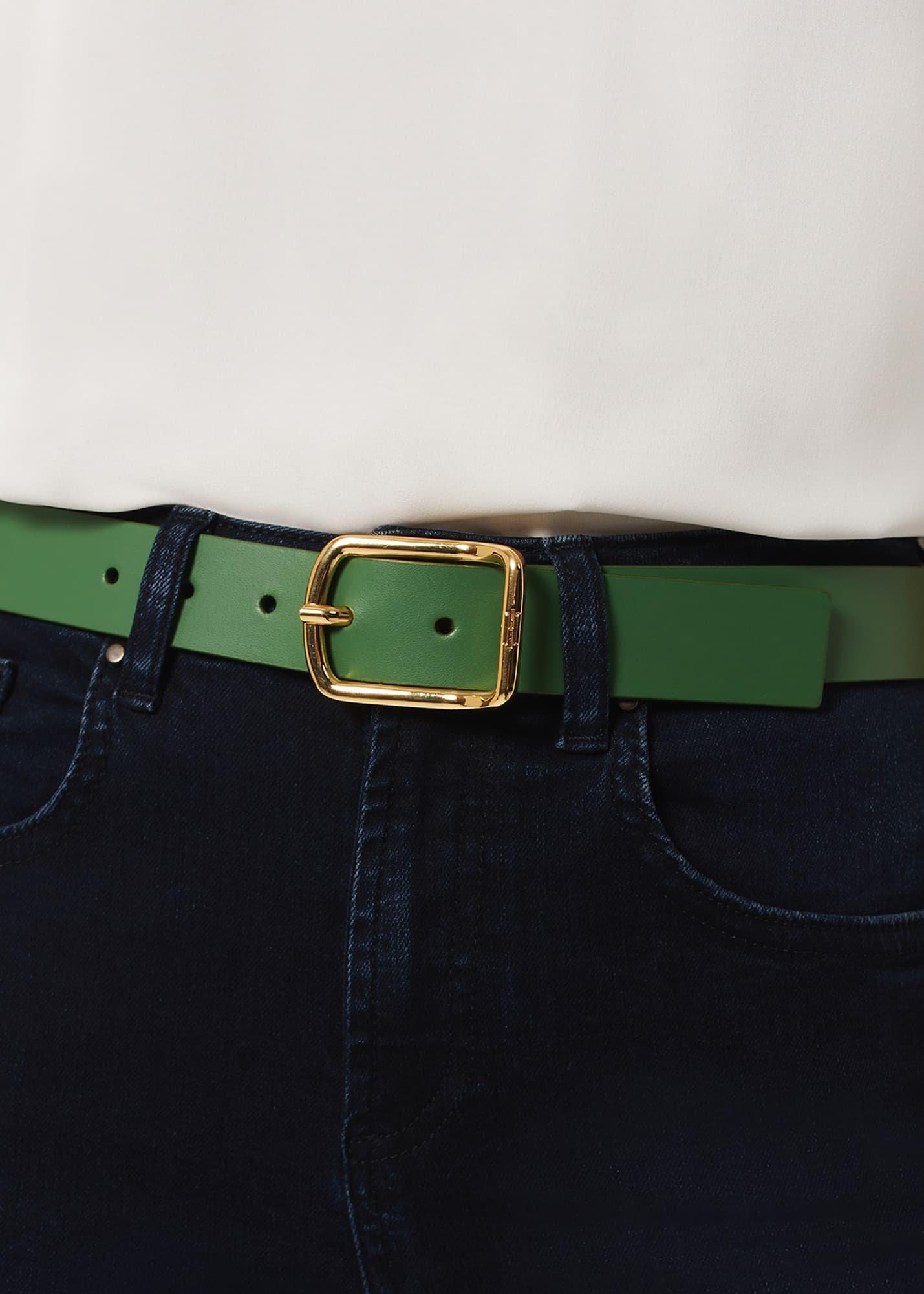 Cassidy Jeans Belt, Pea Green, hi-res