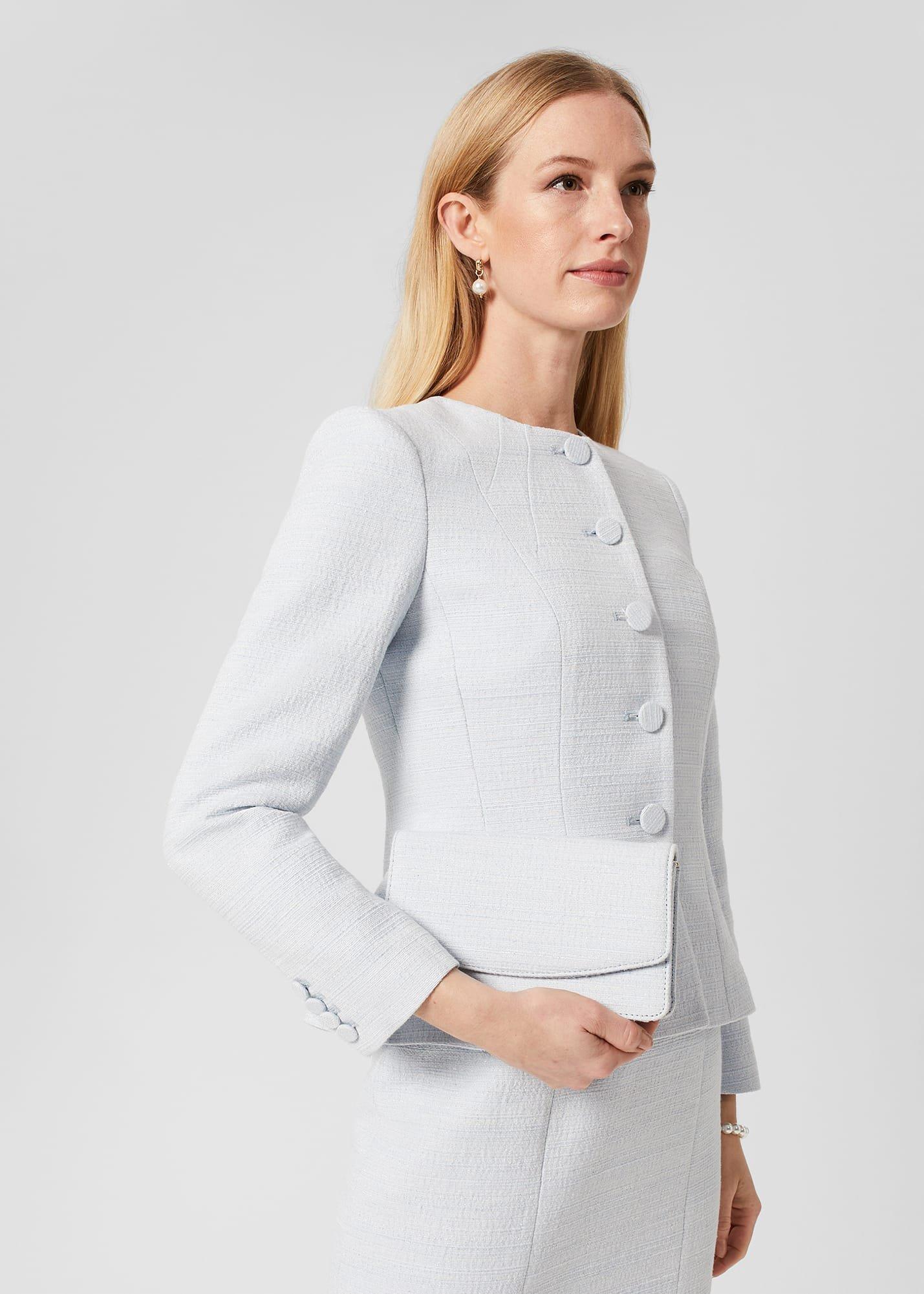 Kensington Clutch, Ice Blue Tweed, hi-res