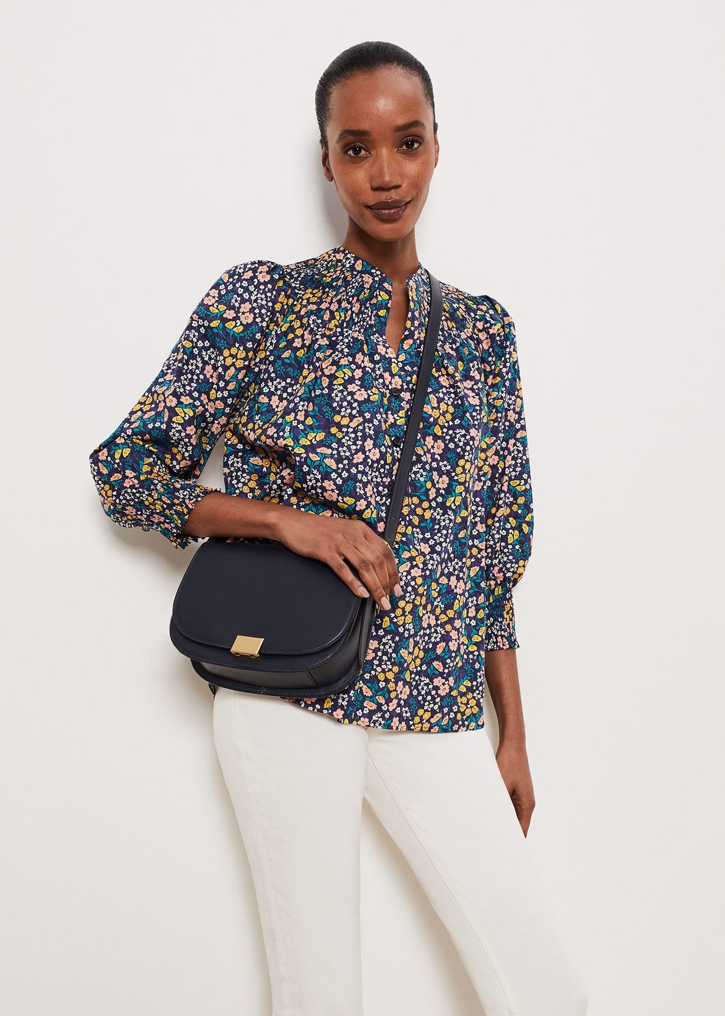 Brompton Crossbody Bag, Navy, hi-res