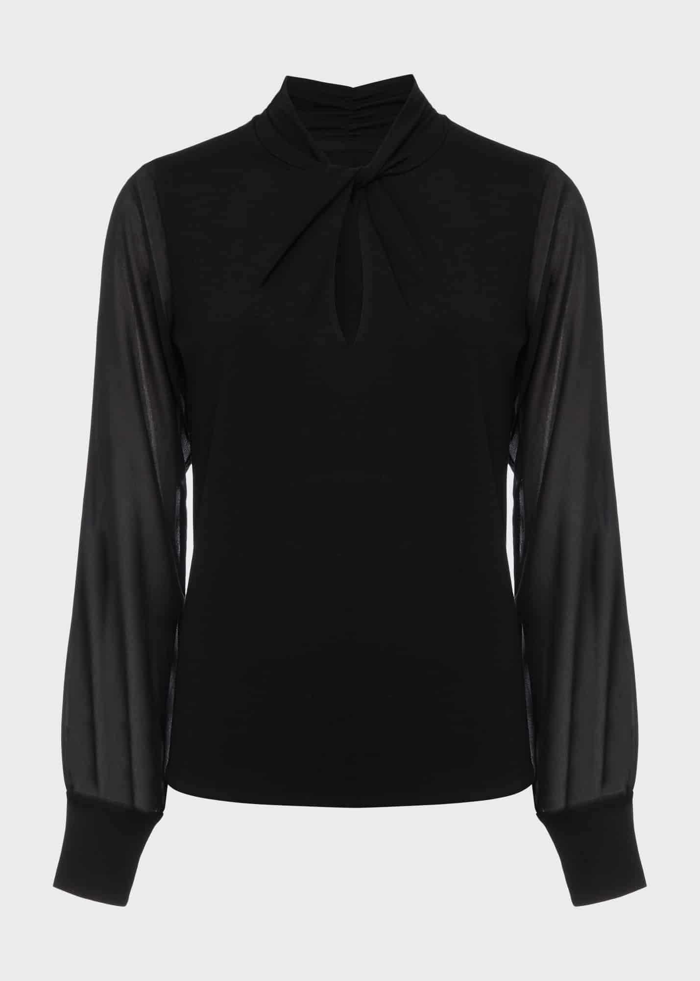 Ashley Top, Black, hi-res