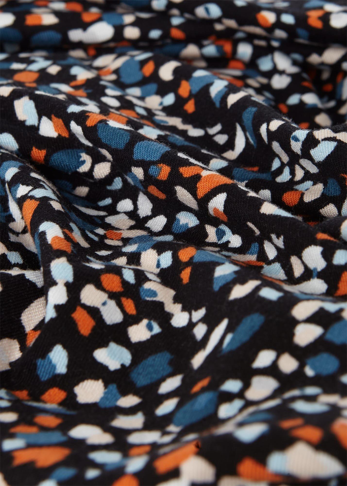 Sonya Printed Top, Navy Multi, hi-res