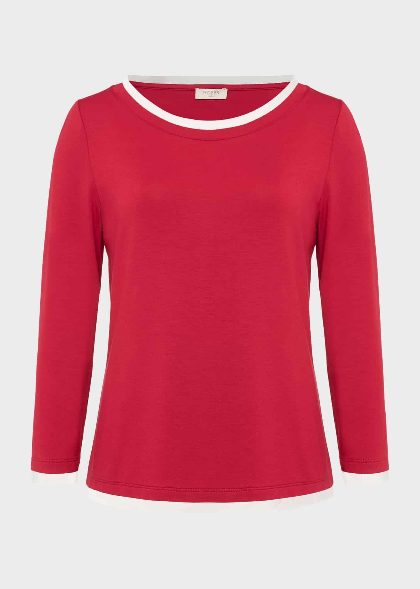 Delaney Top, Cranberry Pink, hi-res