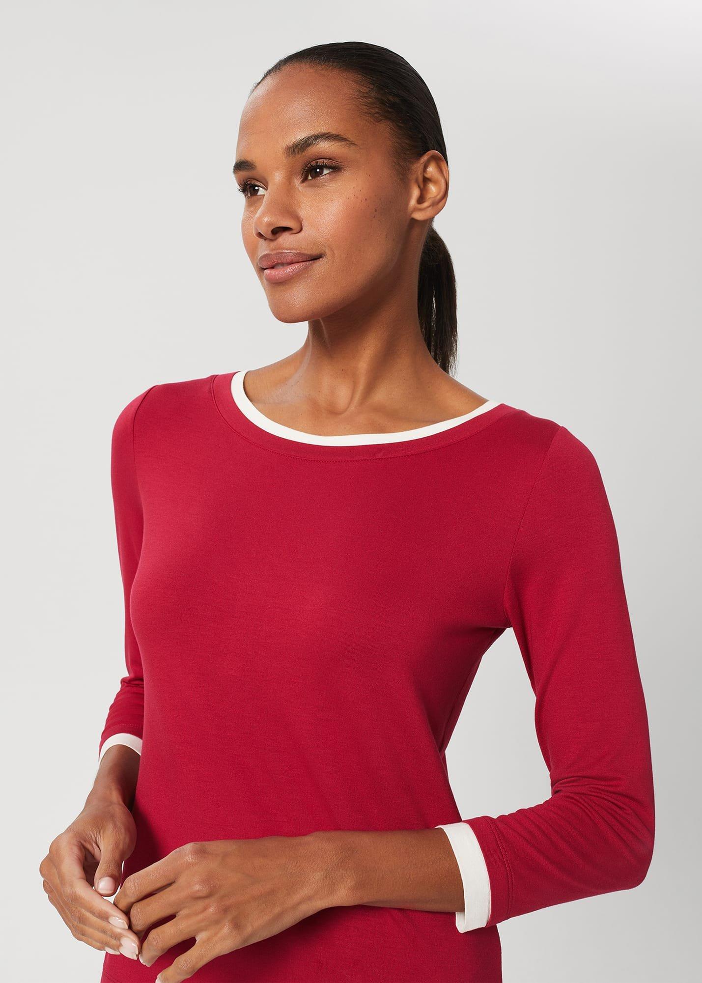 Delaney Top, Cranberry Pink, hi-res